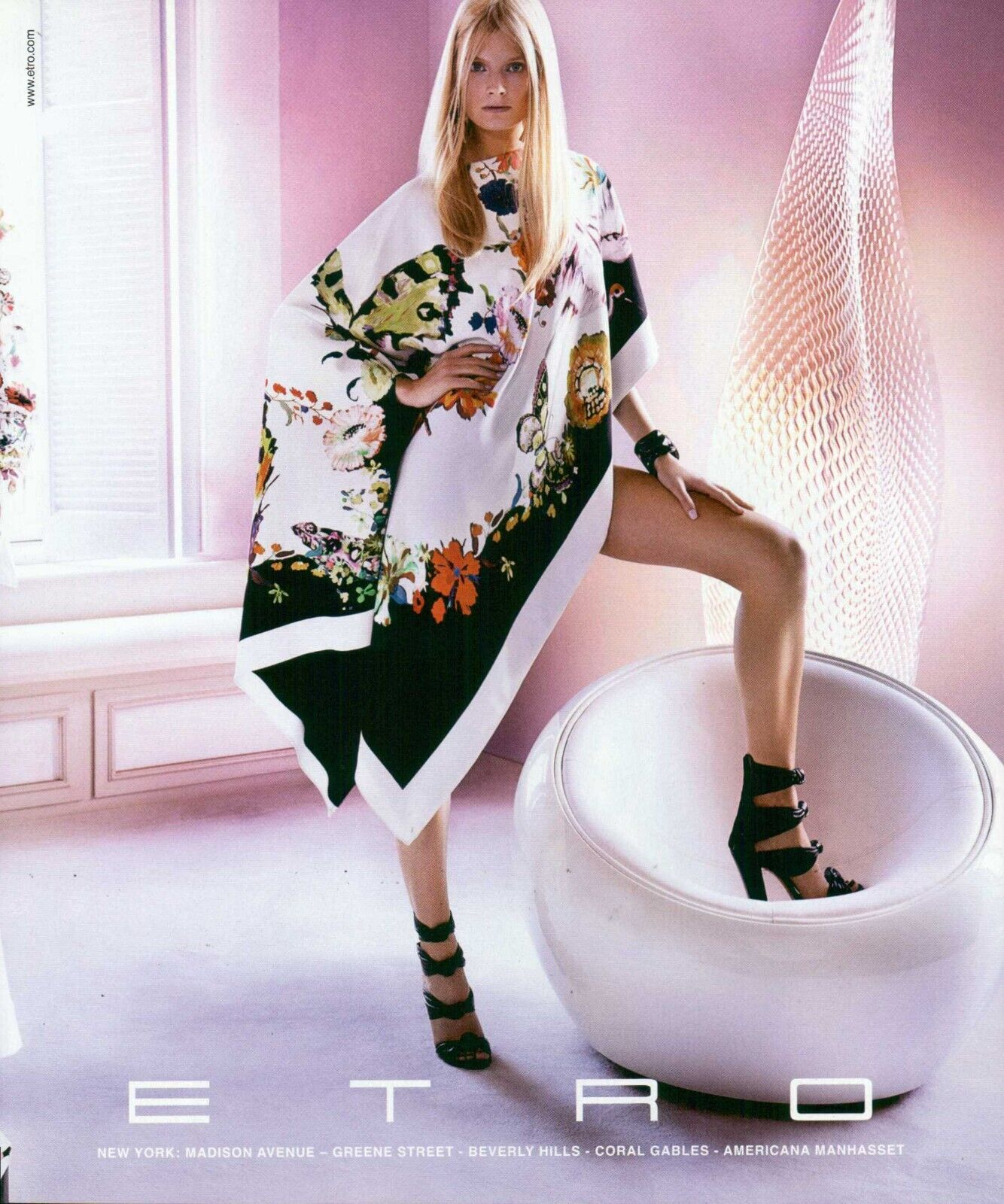 ETRO Footwear Magazine Print Ad Advert  long legs high heels shoes 2013