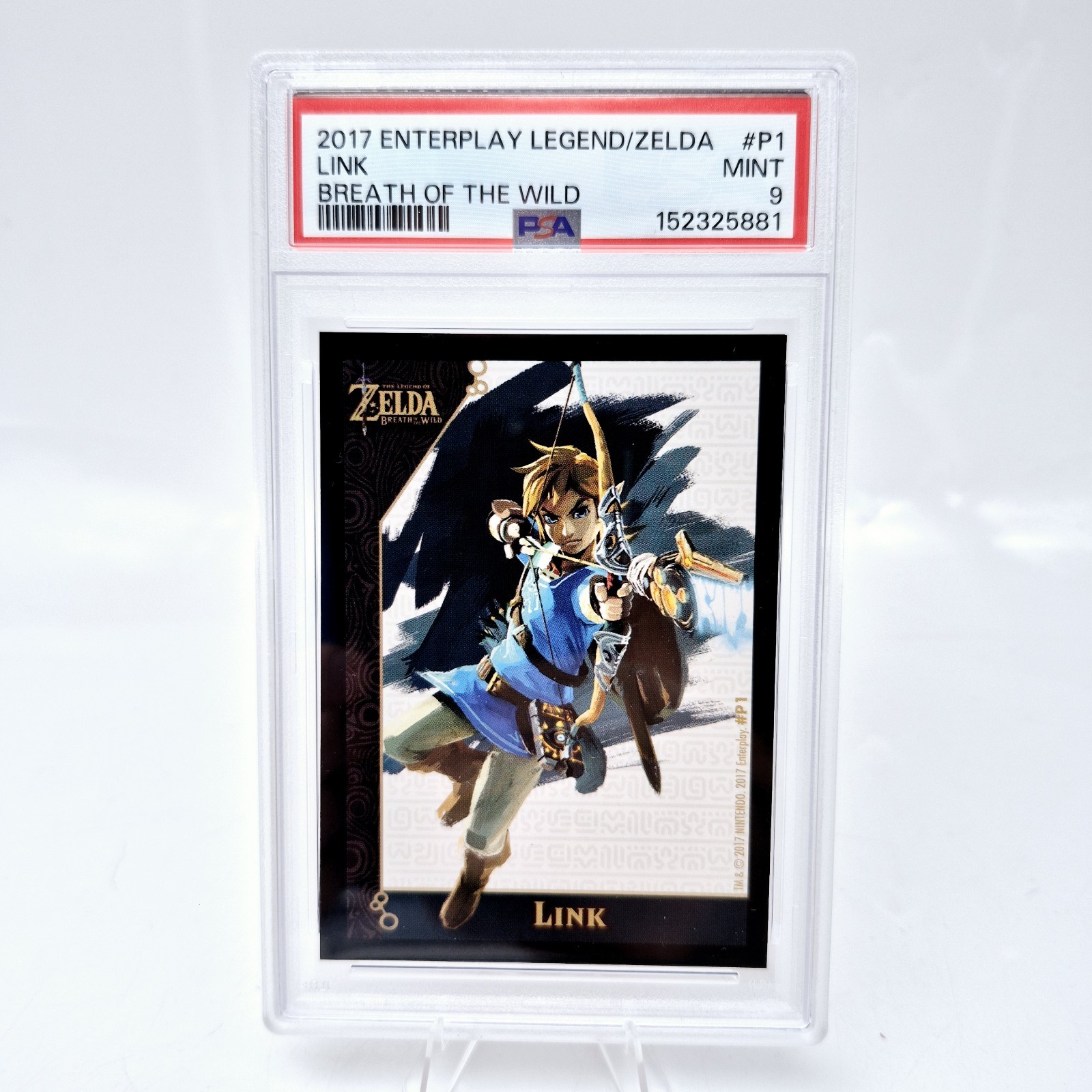 2017 Legend of Zelda Breath of the Wild Link #P1 PSA 9 BOTW Promo 2017 Legend of Zelda Breath of the Wild Link #P1 PSA 9 BOTW Promo