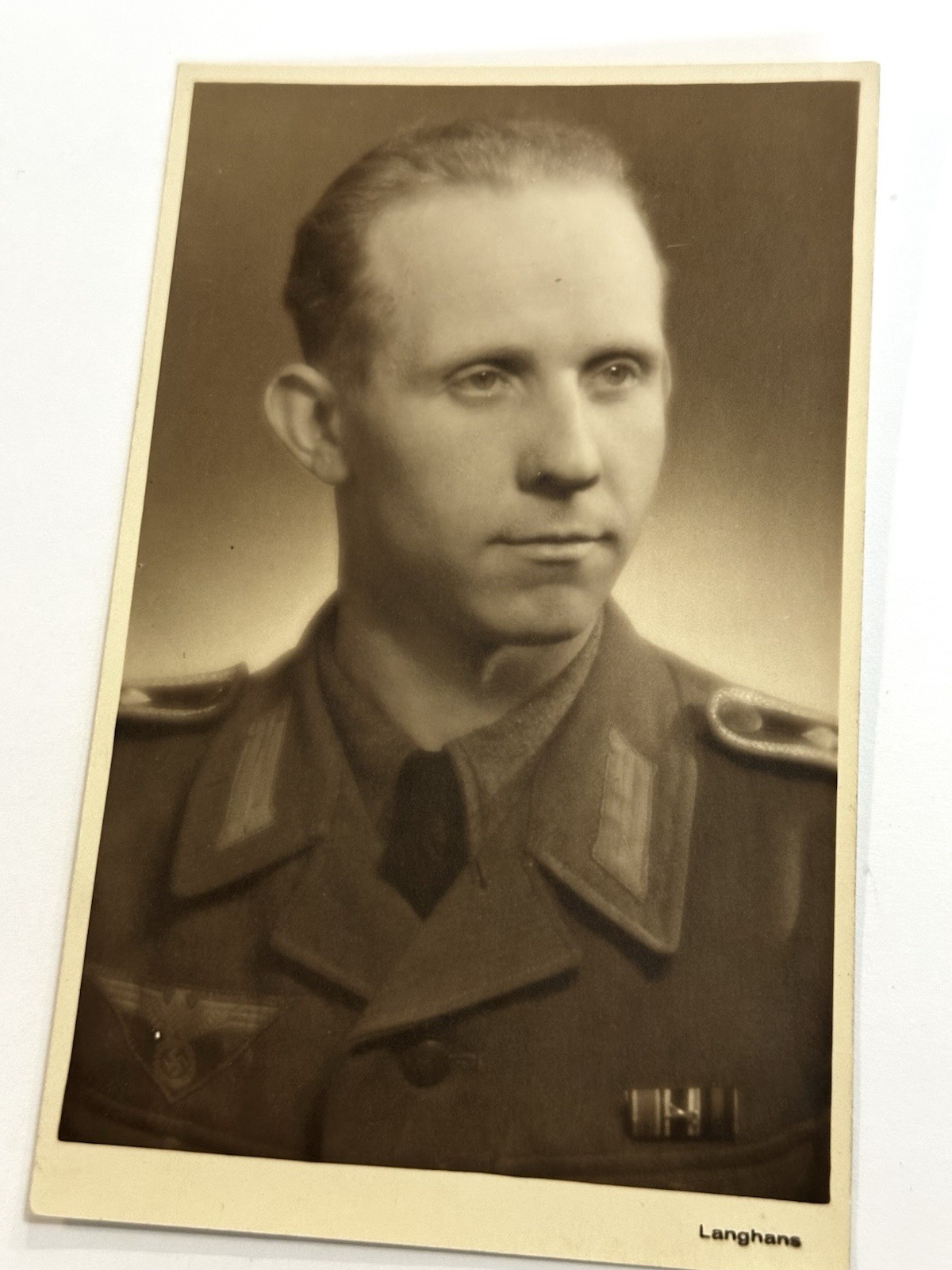WW2 WWII Original German Photo Inscription