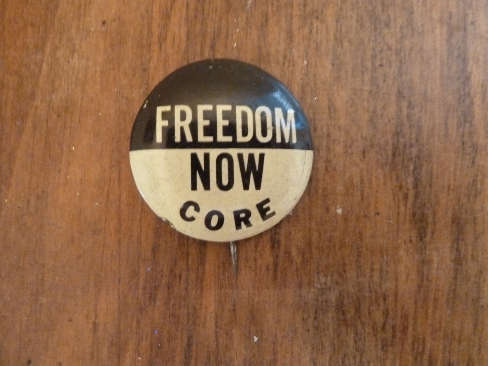 Pinback Freedom Now CORE MLK Martin Luther King Black Activist Protest Vintage