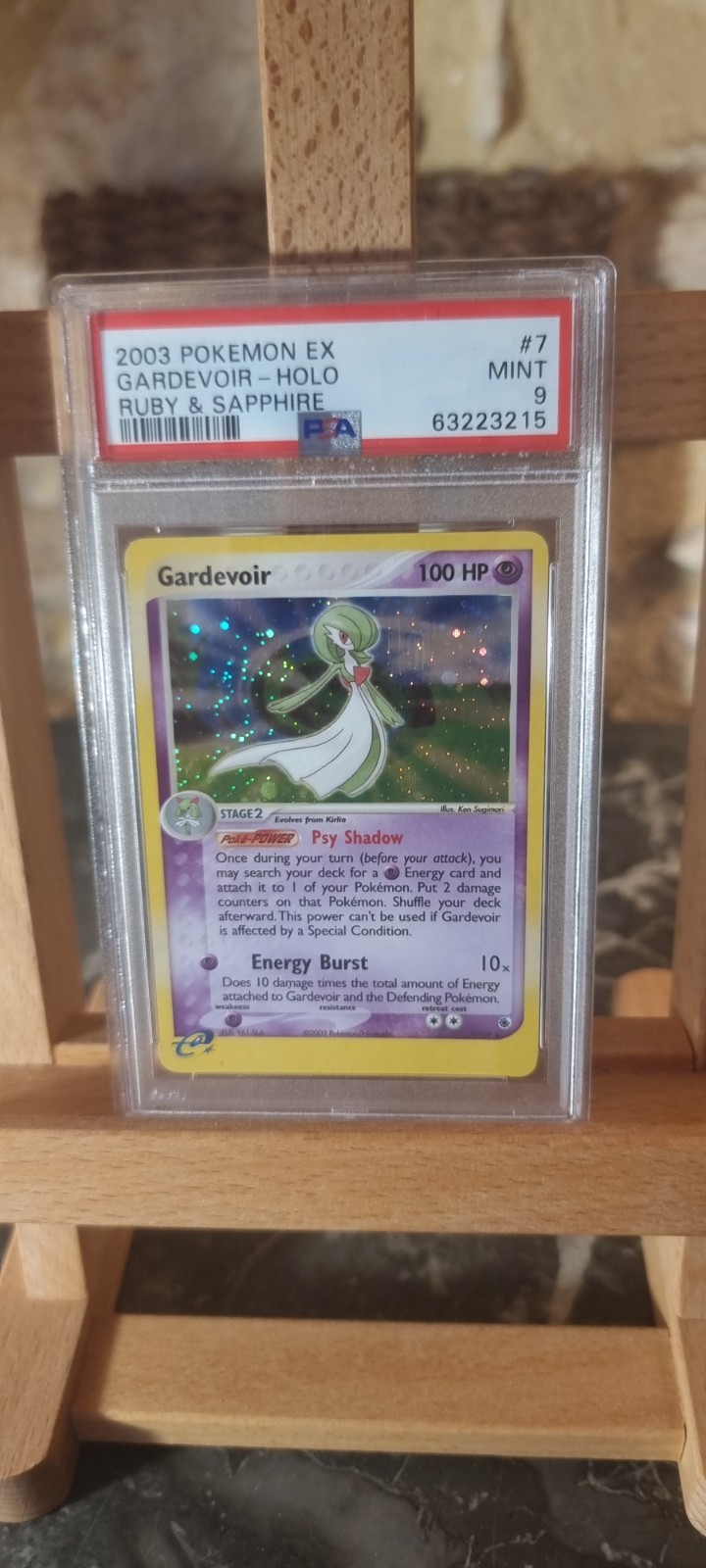 PSA 9 Gardevoir Holo #7 Ruby & Sapphire [October 2026] US/UK/EU/CA 72h