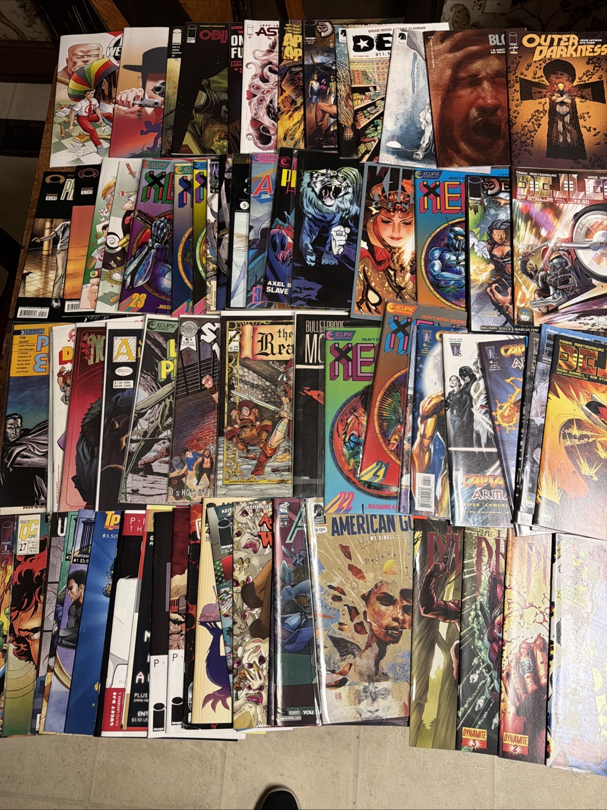 HUGE 70 COMIC BOOK LOT- ALL INDEPENDENT & IMAGE ONLY ALL VF to NM+ CONDITION