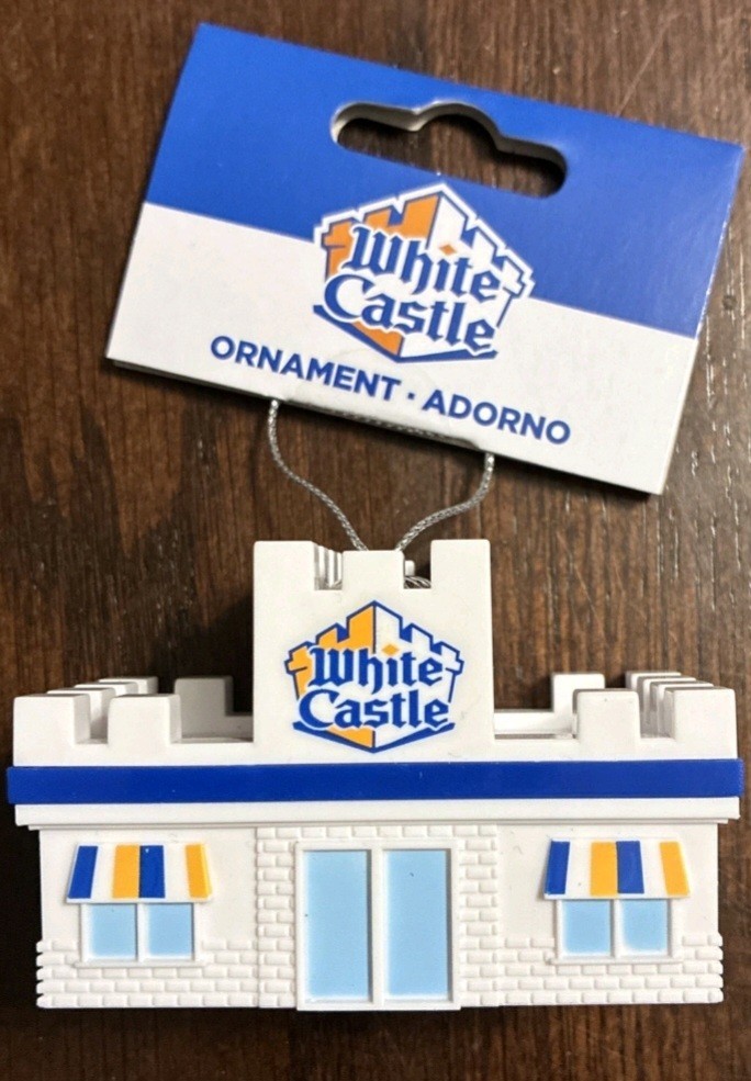 White Castle Restaurant Christmas Ornament by Ruz LIMITED EDITION 3\