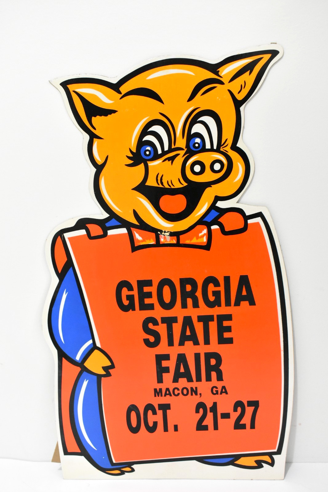 Rare Vintage Georgia State Fair Macon Ga Poster Advertisement 12\