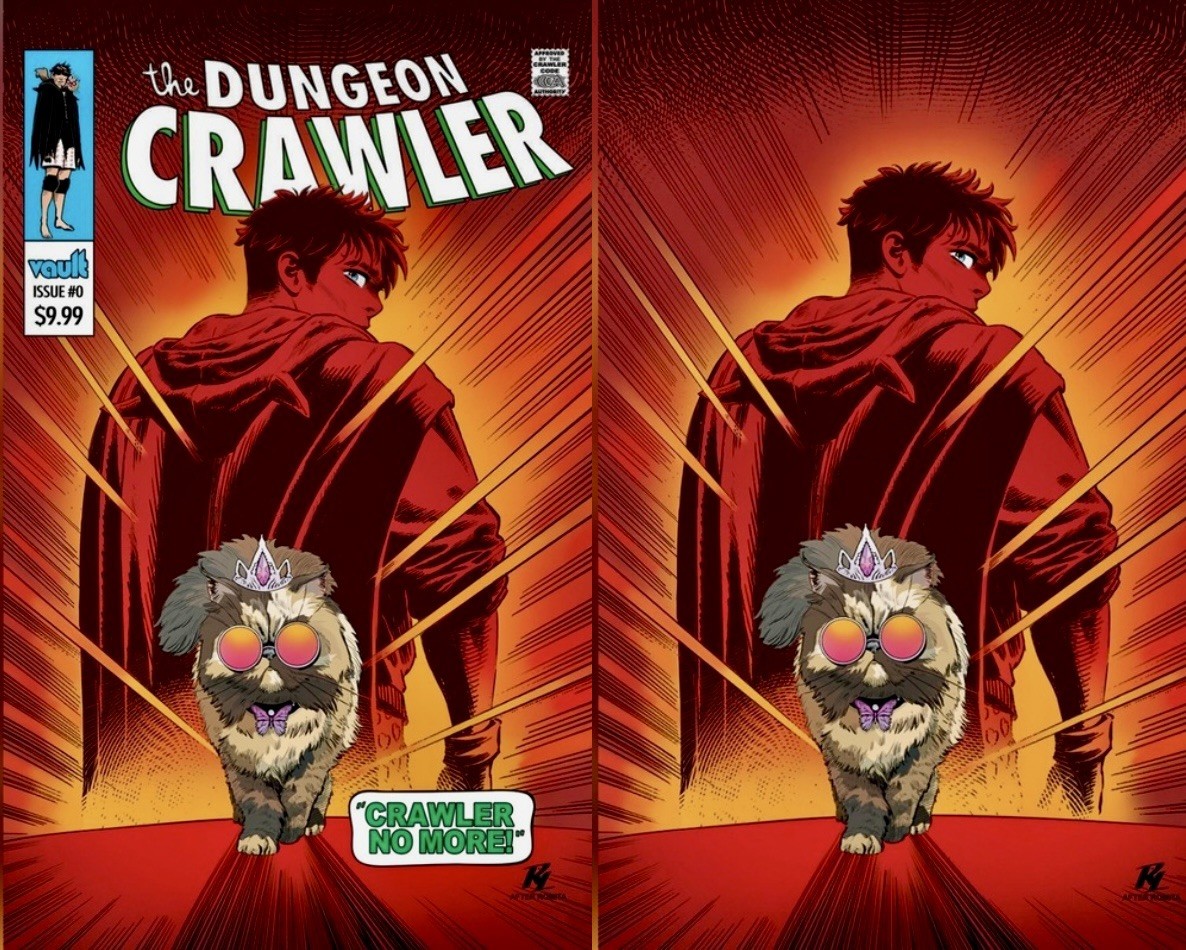 PRESALE DUNGEON CRAWLER CARL 0 NYCC LATINA FOIL ASM 50 HOMAGE SET PRESALE