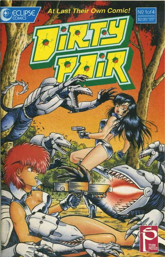 Dirty Pair #1 FN; Eclipse | Adam Warren Studio Proteus - w/Bag+Board
