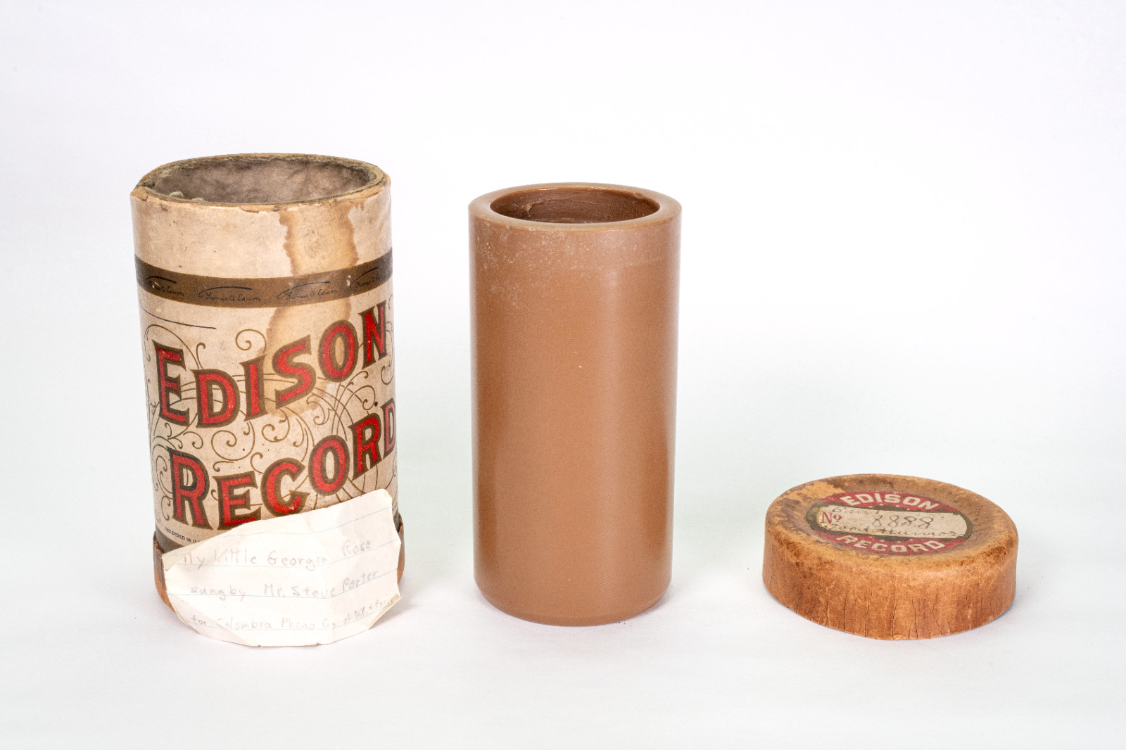 Columbia Brown Wax Cylinder 