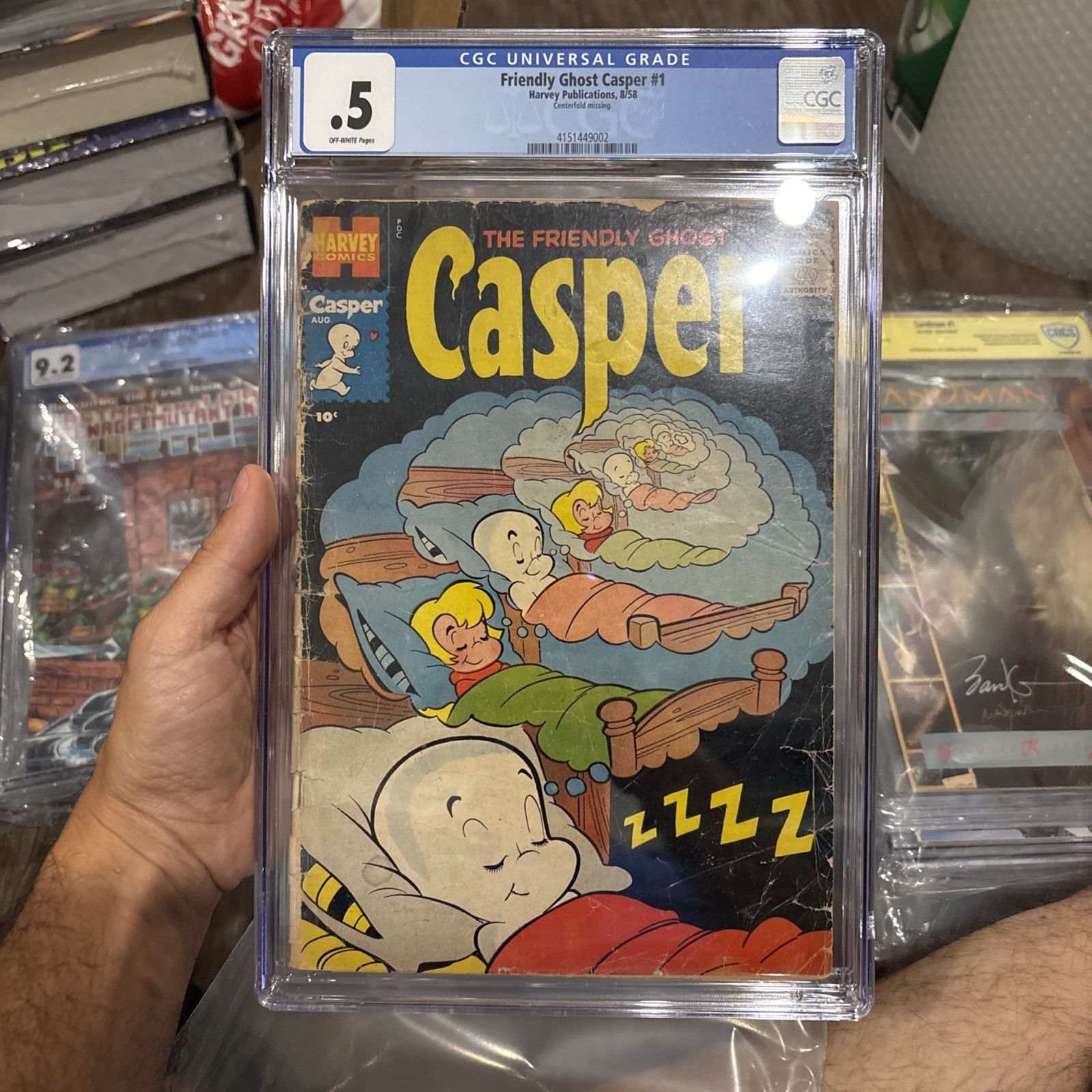 Friendly Ghost Casper #1 1958 Harvey Publications CGC 0.5 Friendly Ghost Casper #1 1958 Harvey Publications CGC 0.5