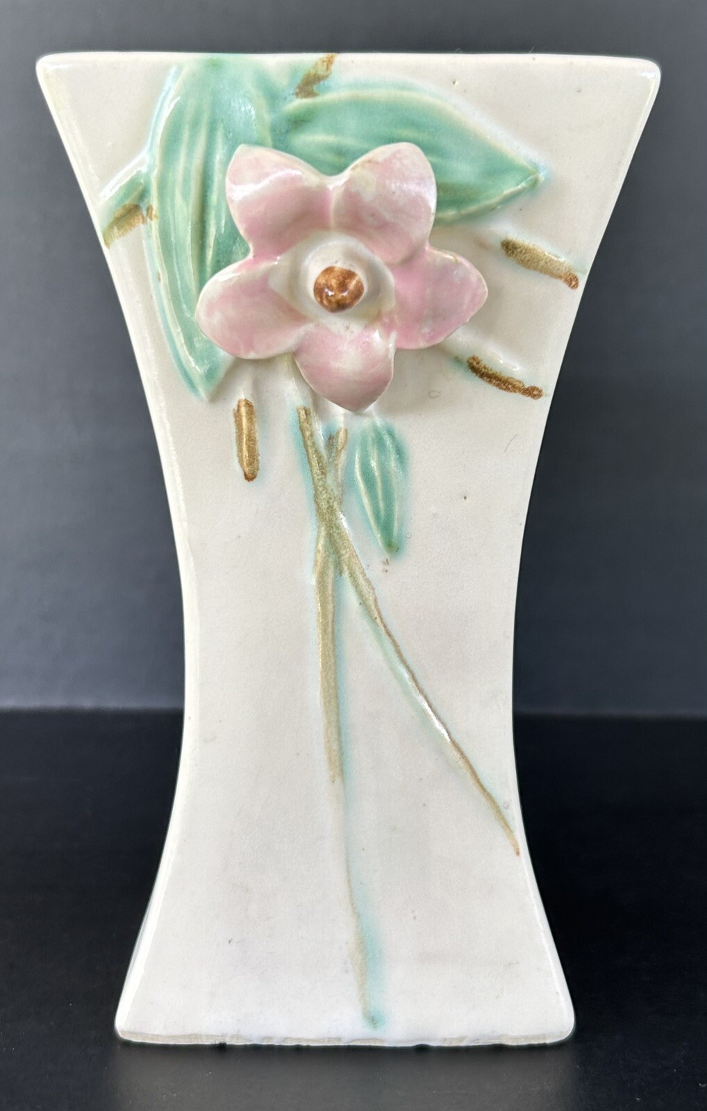 Vintage McCoy Pottery Vase Blossom Time 1940\'s