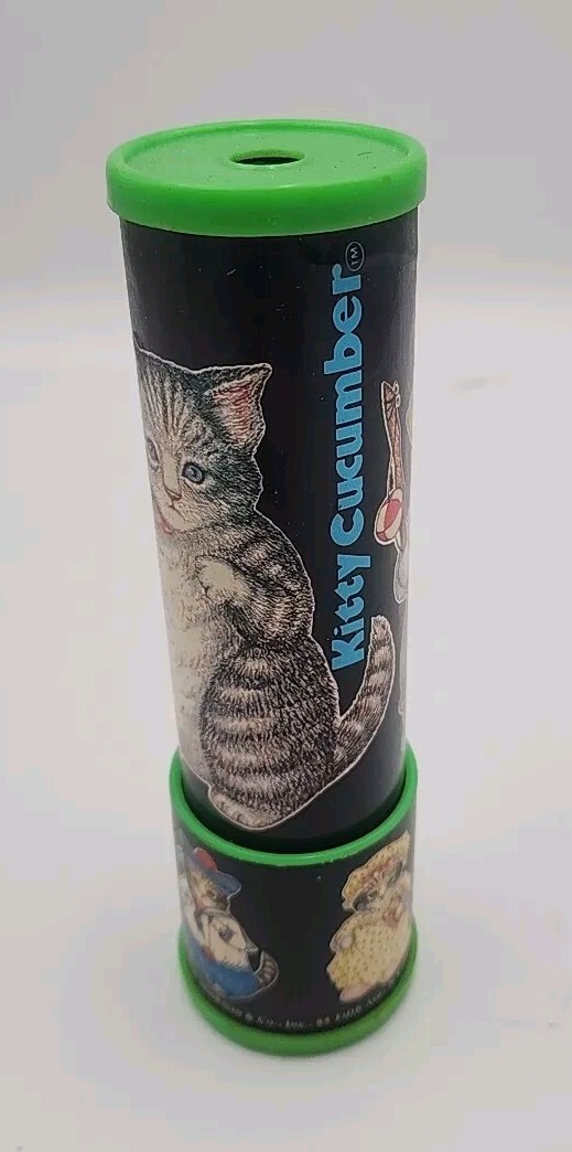 Vintage 1984 B. Shackman & Co. Kitty Cucumber kaleidoscope toy