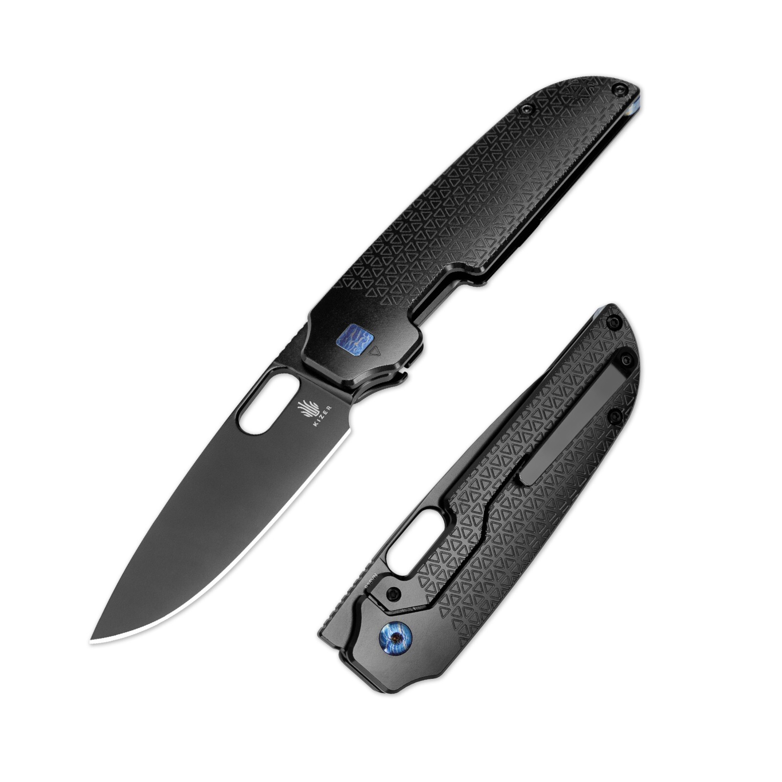 Kizer Varatas S35VN Blade Frame Lock Titanium Handle Ki3637A2