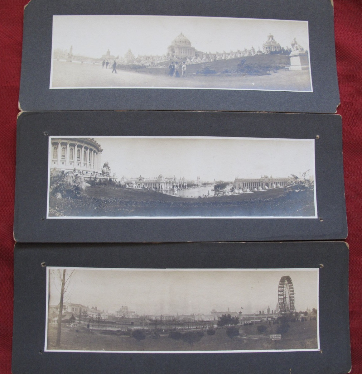 1904 St Louis World\'s Fair Exposition PANORAMIC Type 1 Photos Louisiana Purchase