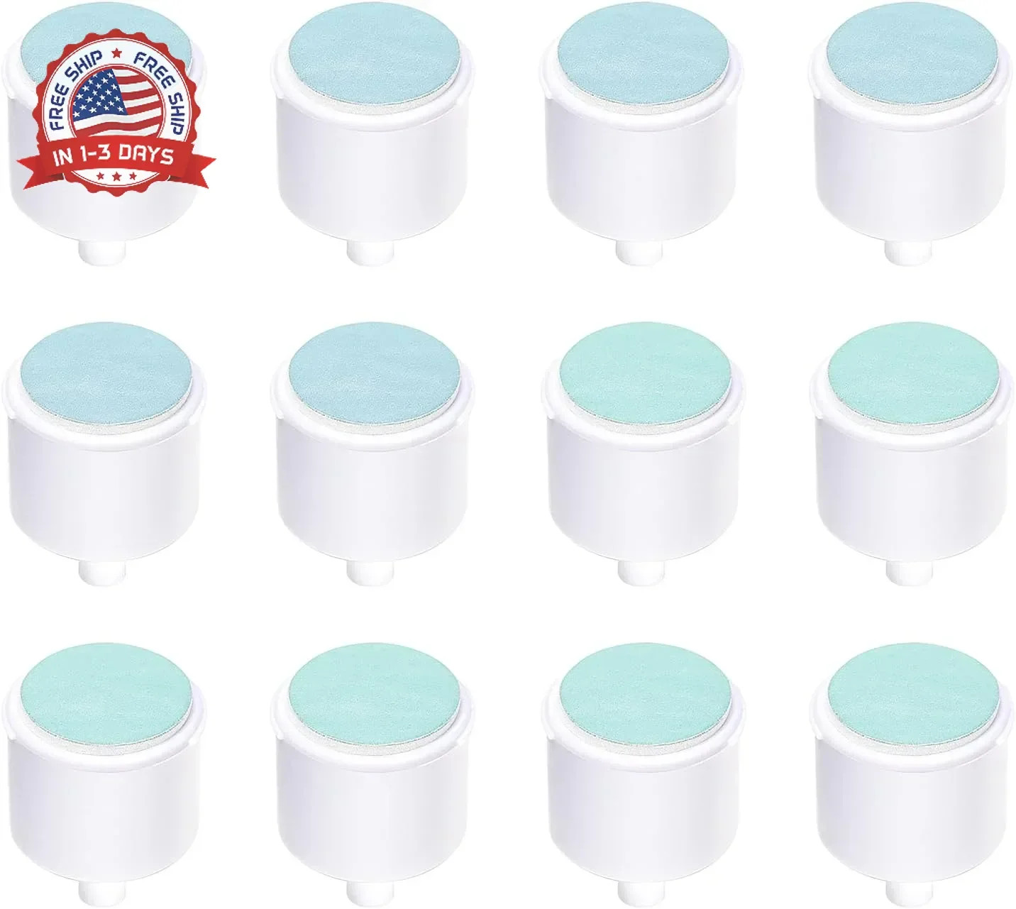 Replacement Pads Compatible with Frida Baby Electric Nail Buffer, 12 Pieces Baby