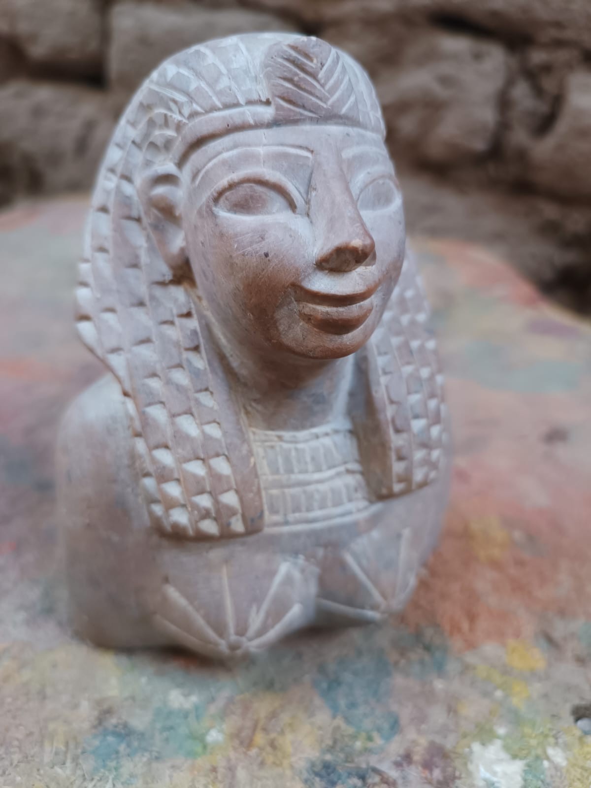 Ancient Egyptian Queen Nefertiti Rare Antique Pharaonic Mythology Unique BC