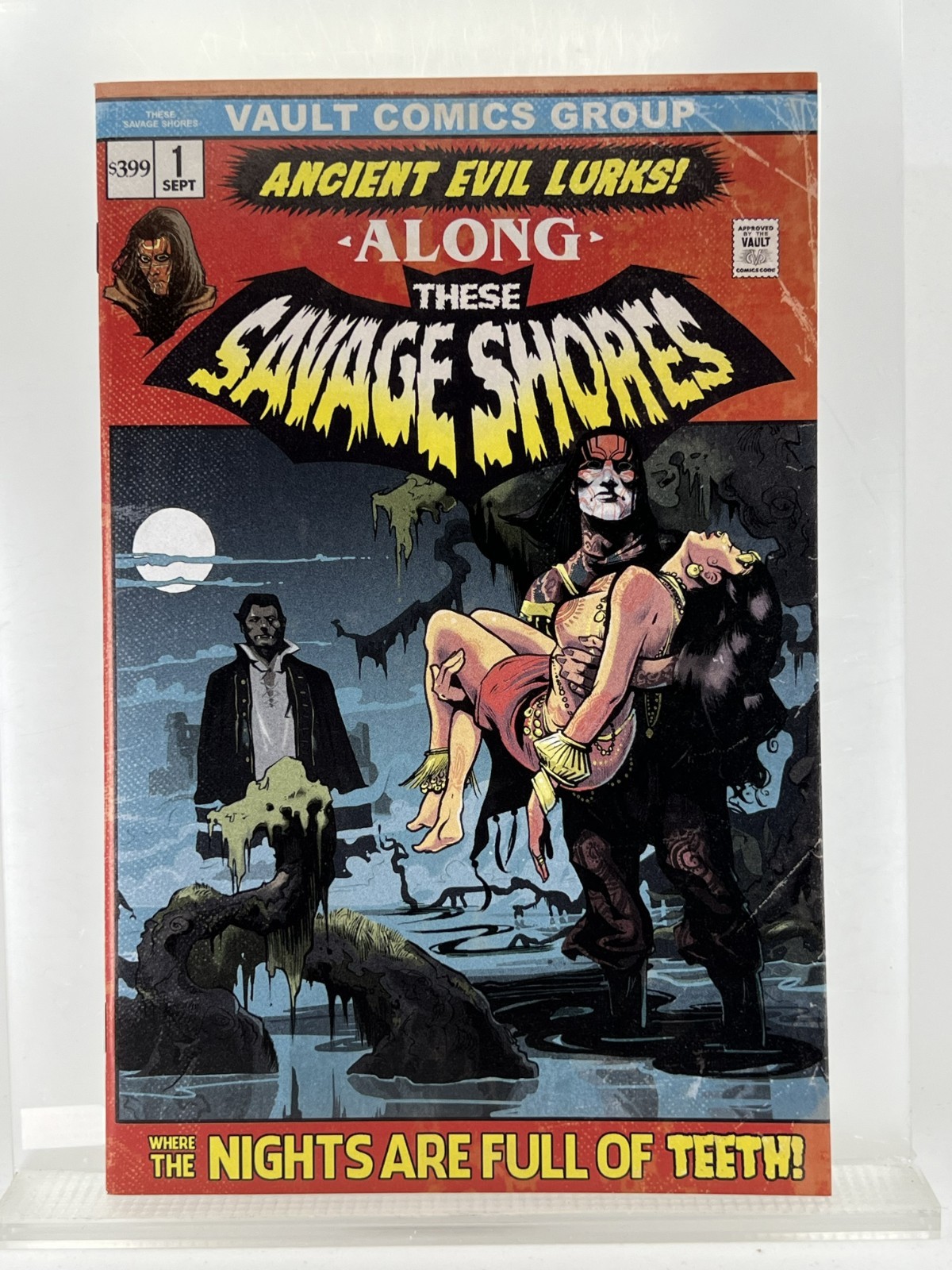 These Savage Shores 1 ~Est. High 9s ~W pgs ~Appears Unread ~Variant Cover
