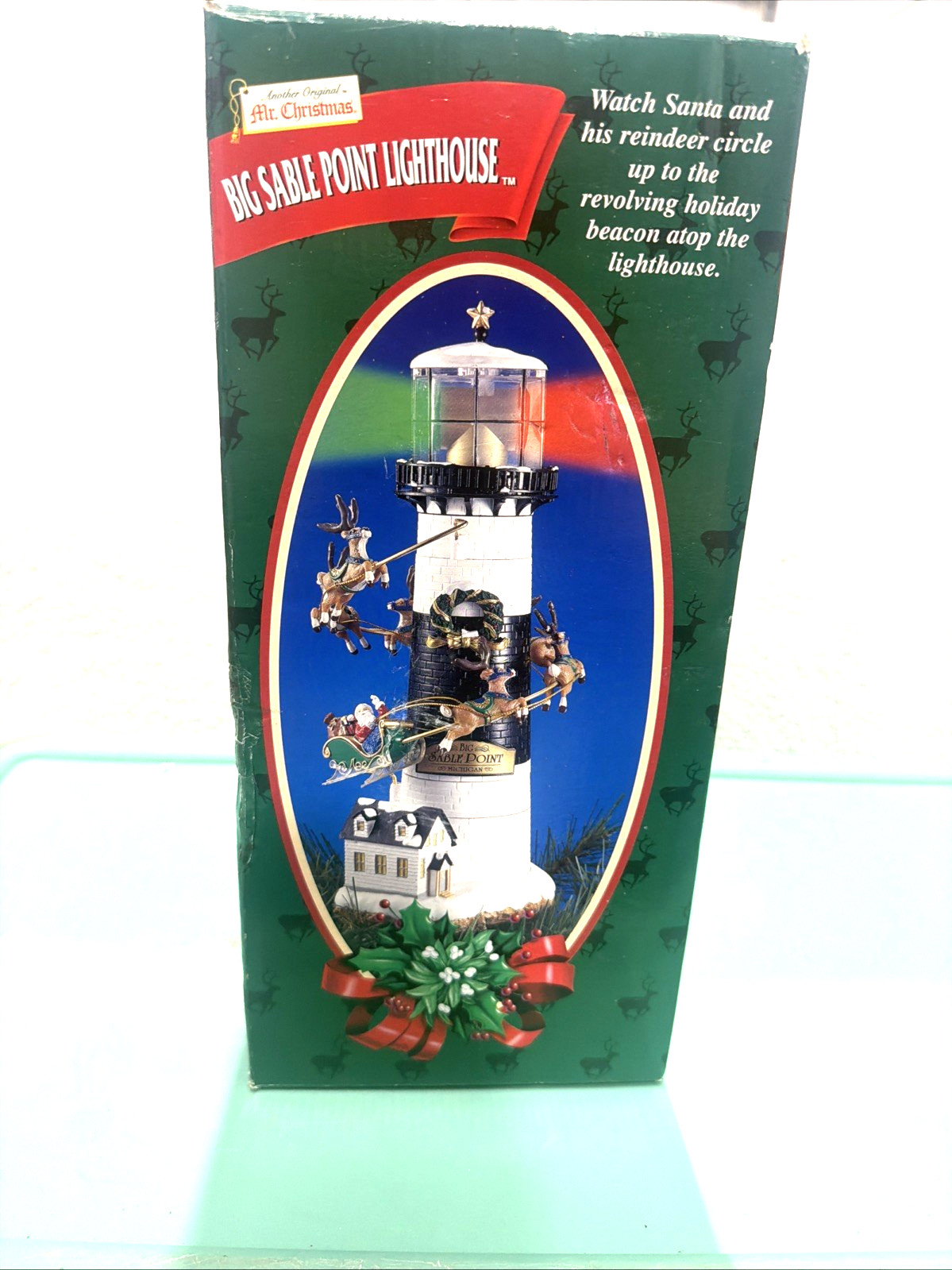 Mr. Christmas Animated Holiday Ludington Mi Big Sable Point Lighthouse parts rep