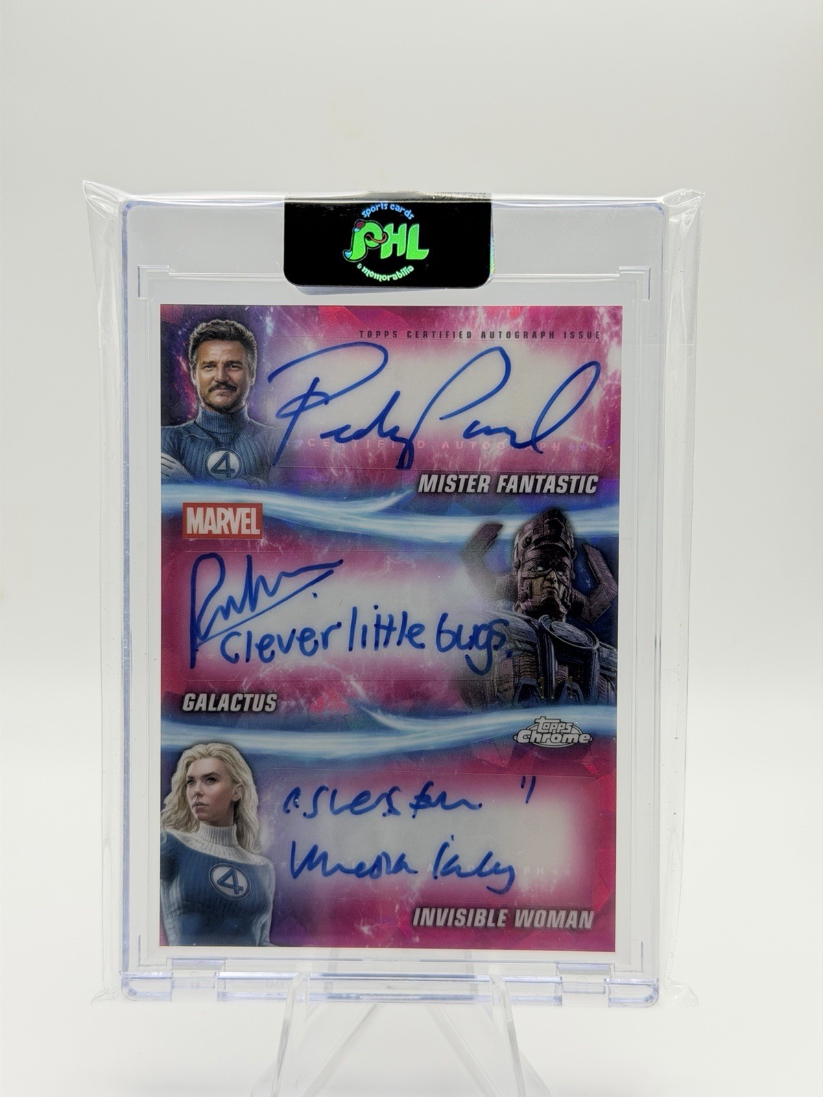 2025 Topps Marvel Studios Sapphire Fantastic Four  Triple Auto 1/1  TA-PIK