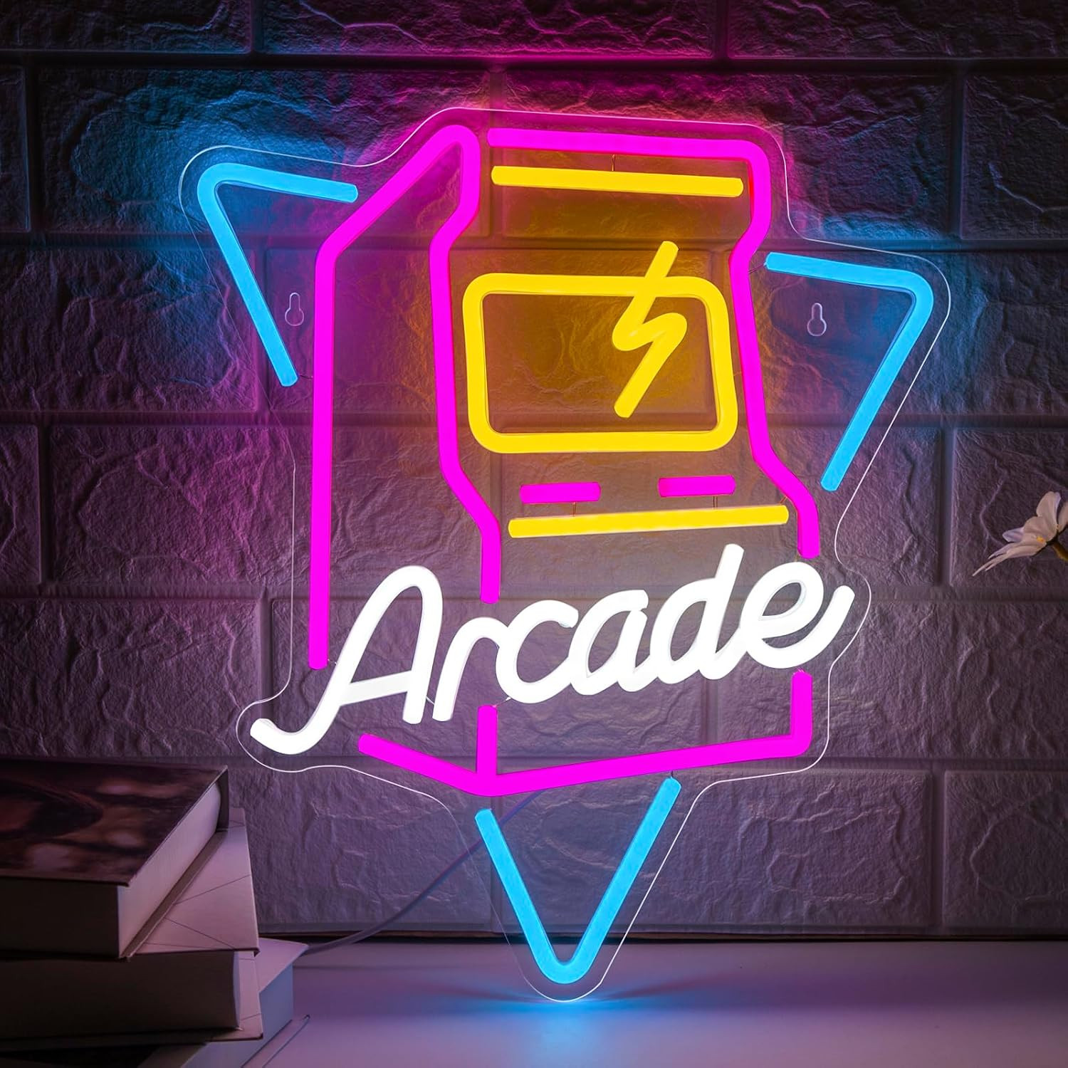 Arcade Game Neon Sign Gamer LED Neon Light for Game Room Wall Decor | USB