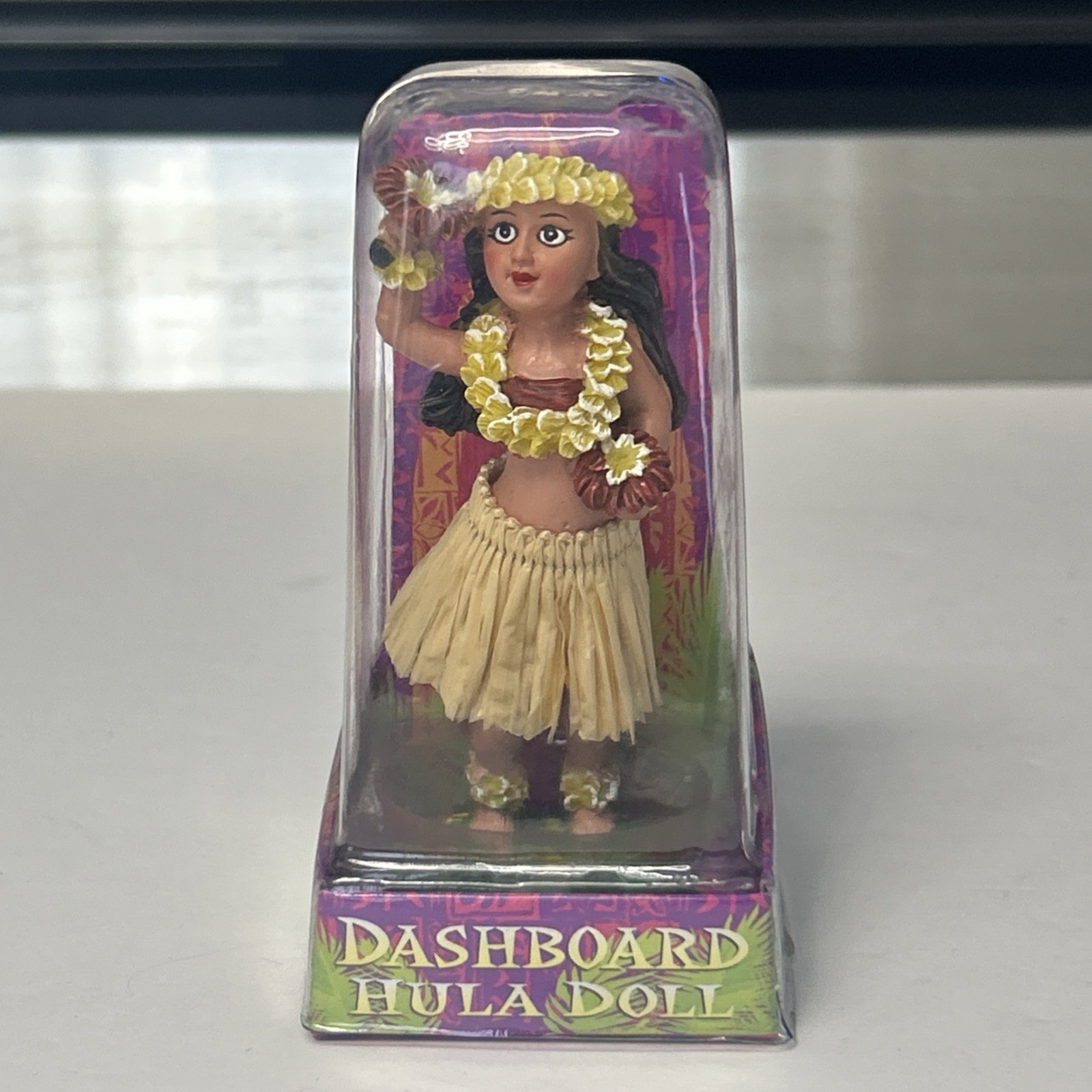 KC Hawaii Hula Girl Posing Mini Dashboard Doll 4.4 KC Hawaii Hula Girl Posing Mini Dashboard Doll 4.4