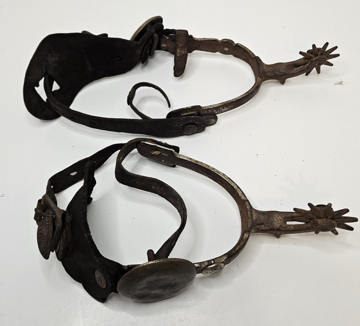 Antique North & Judd Horse Spurs Spur Anchor Marked Late 1800s