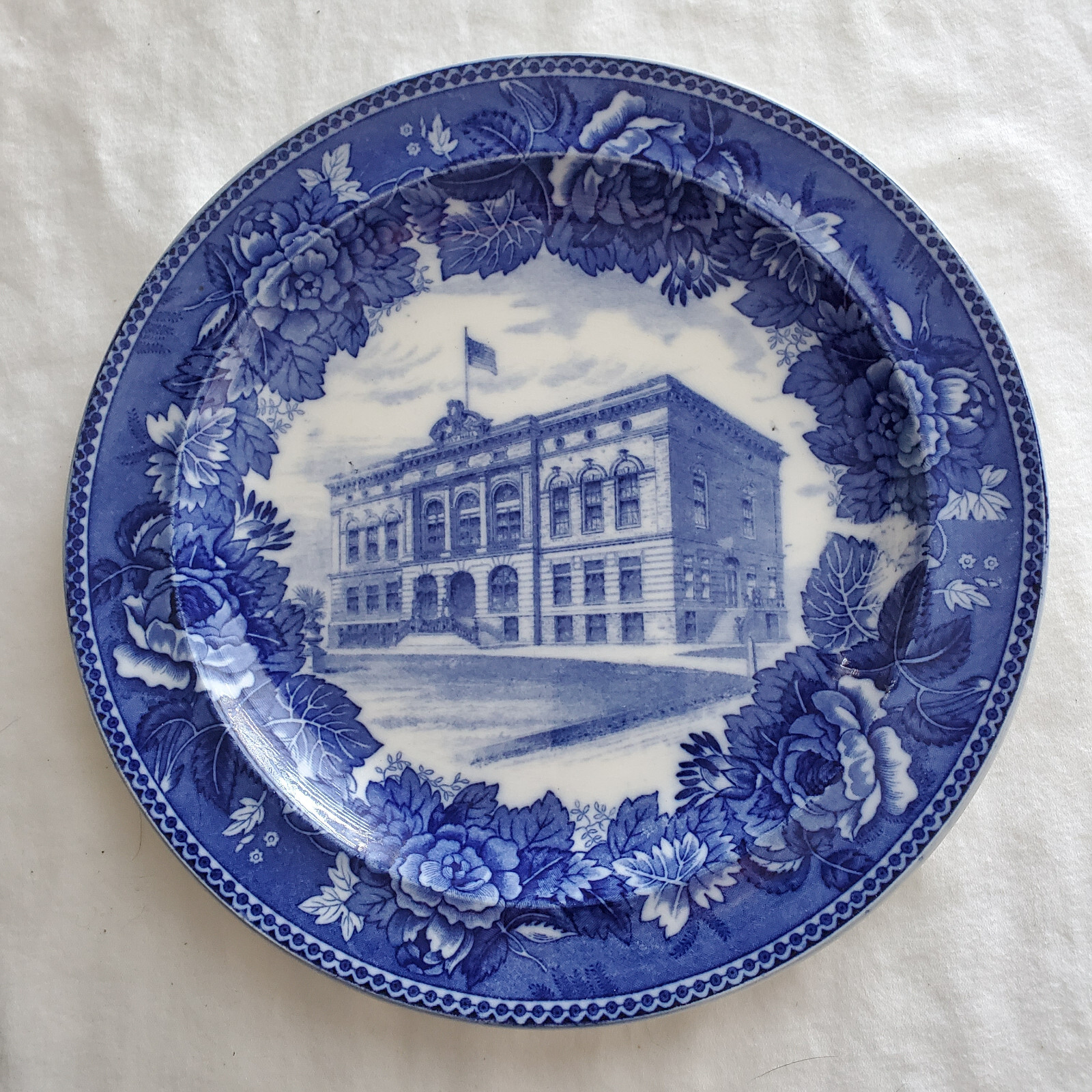 Waterville, Maine Antique Wedgwood Plate 9 1/4