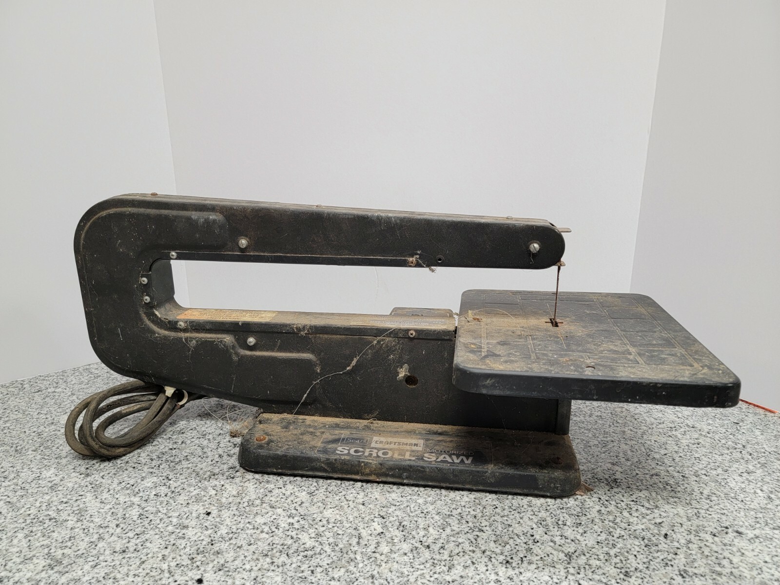 Vintage Sears Craftsman Scroll Saw Electric, Model 572.247202, a-x