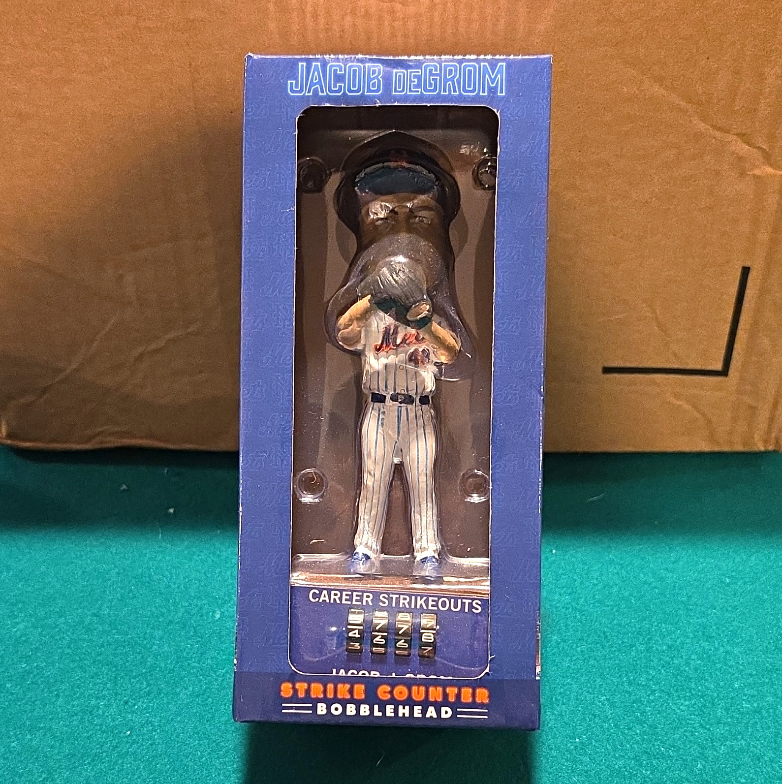 Hyundai Jacob deGrom Strike Counter Bobblehead Connecting Series 1 of 2