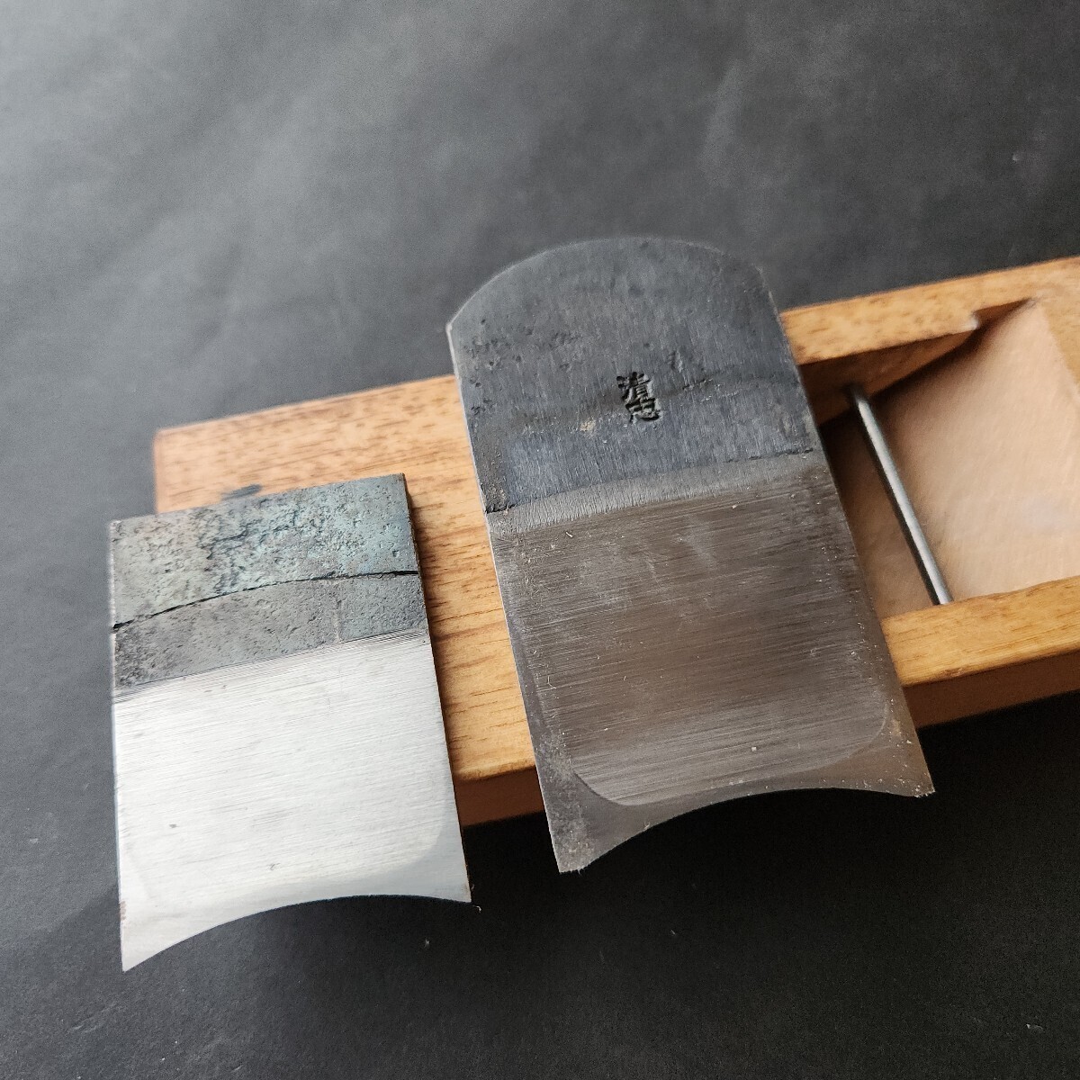Kiyotada Rare Specialty Uchimaru Kanna Japanese Concave Plane 45mm Unused 清忠