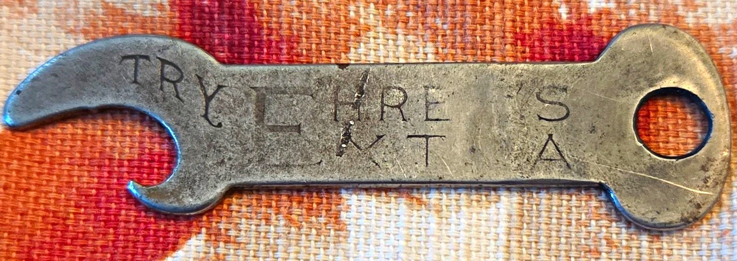Pre-Prohibition Ehret\'s Extra Beer Key Bottle Opener c. 1910 NYC