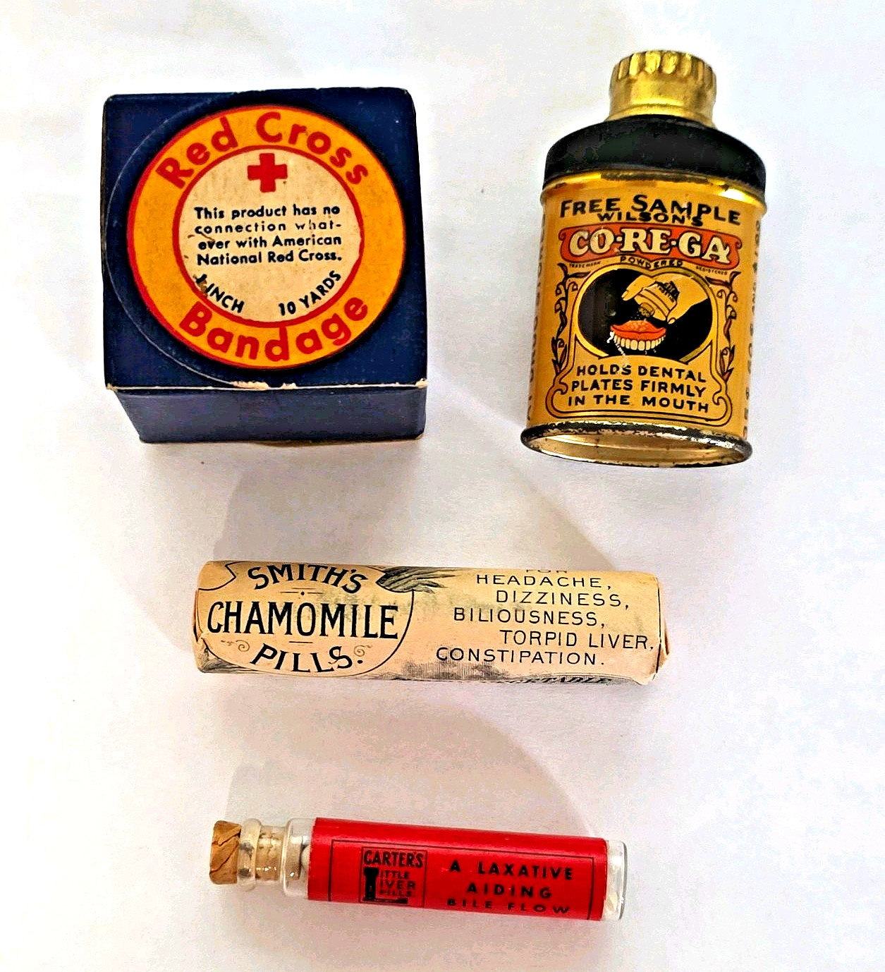 VINTAGE MEDICINE - LOT OF FOUR (4) - UNUSED & COMPLETE  