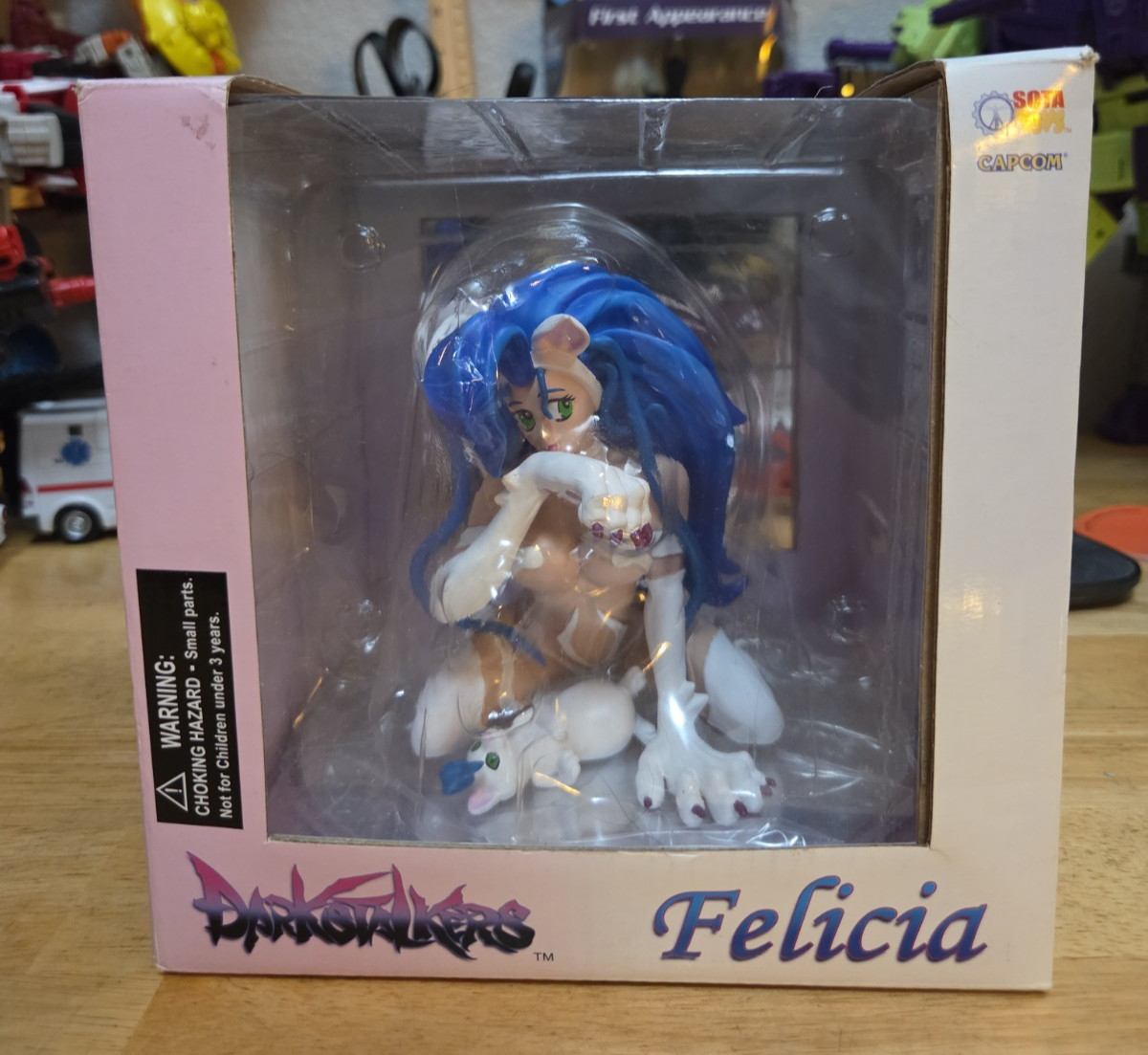 Sota Toys CAPCOM Darkstalkers Felicia PVC Statue Used/Open Box