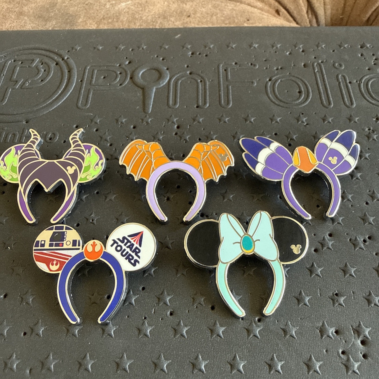 2026 Disney WDW Hidden Mickey Headbands Wave A 5 Pin Set- NO CHASER