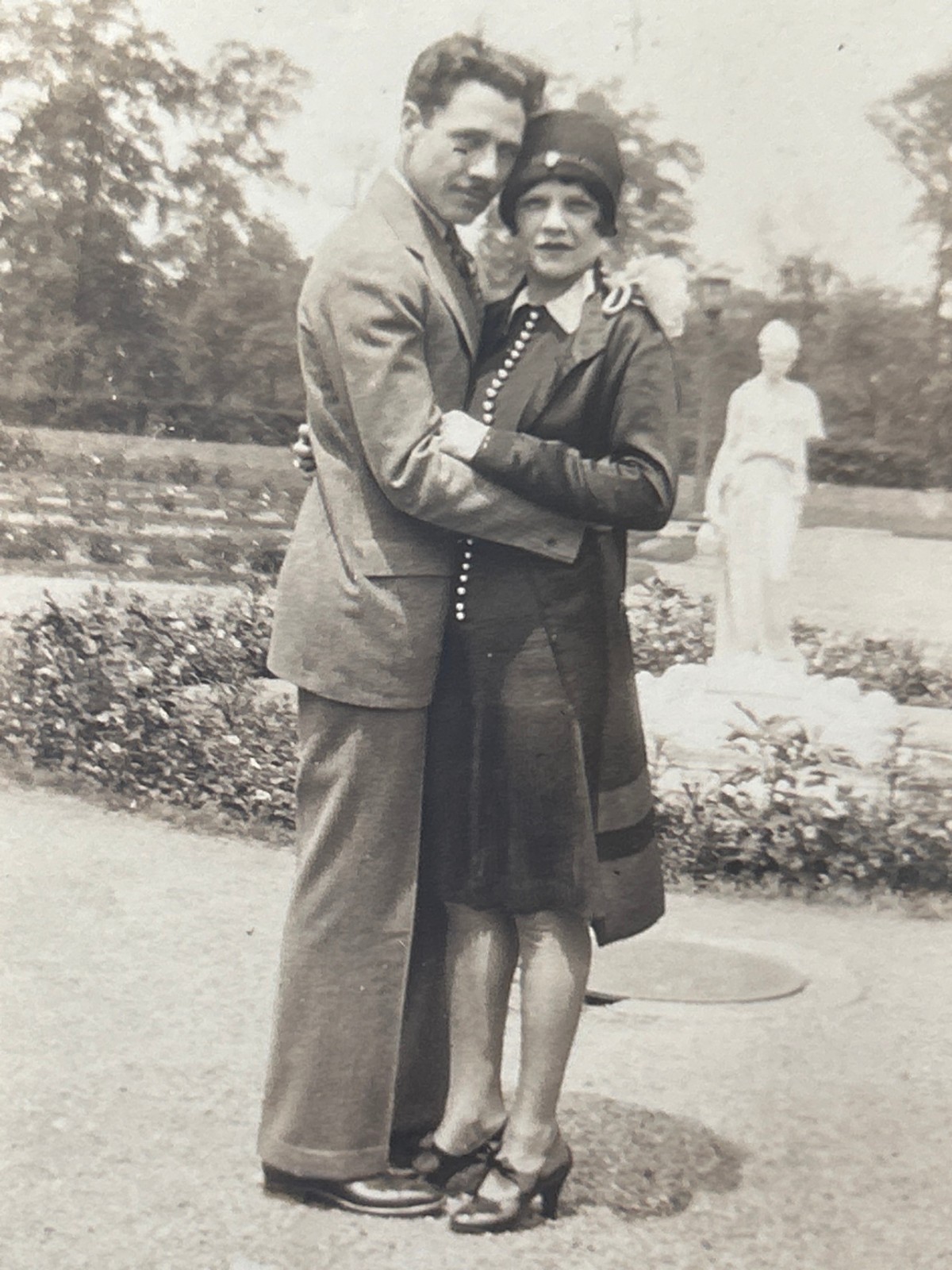 1927 Flapper Era Couple 1920s Fashion Photo