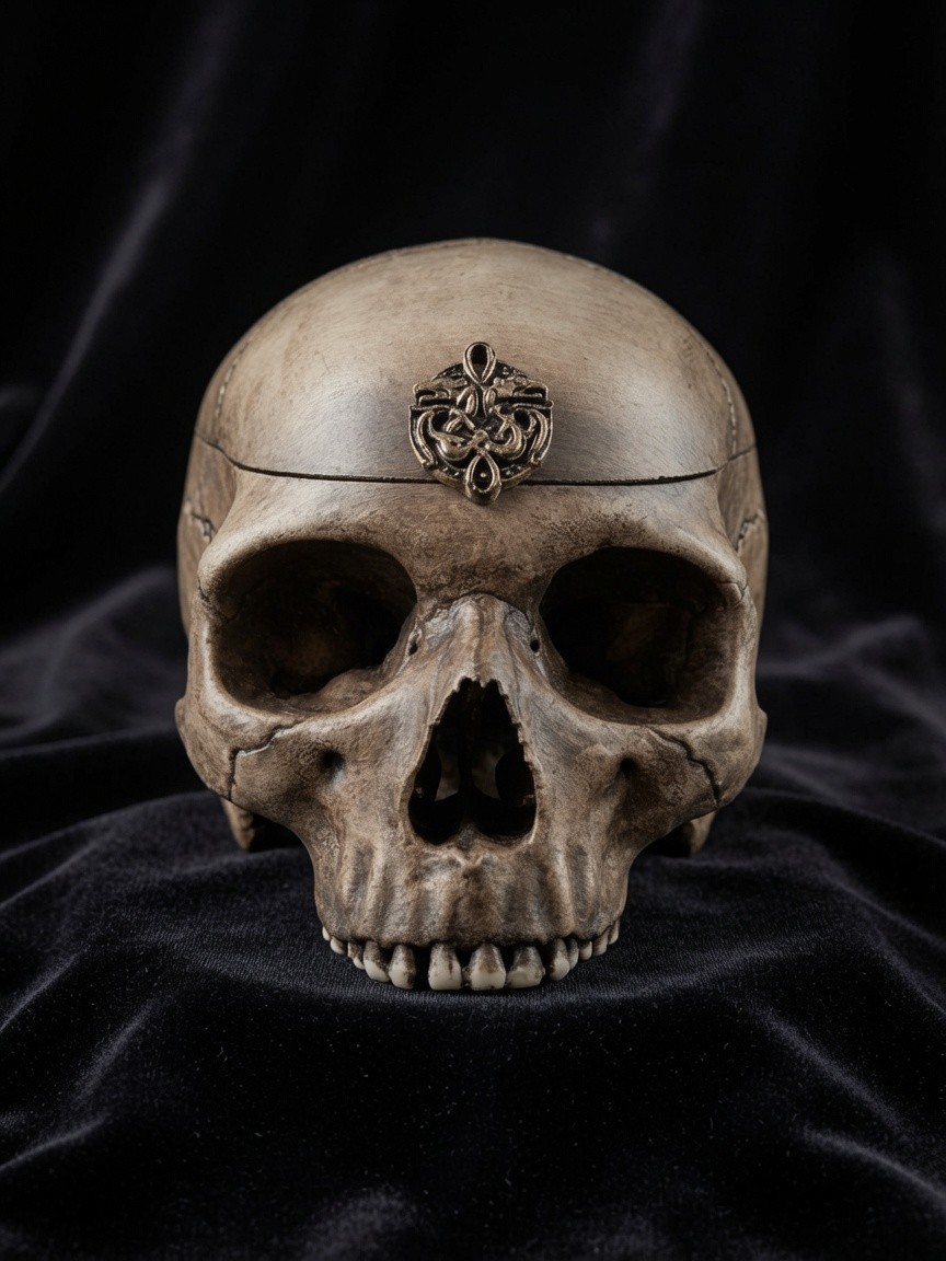  Realistic Human Skull Box