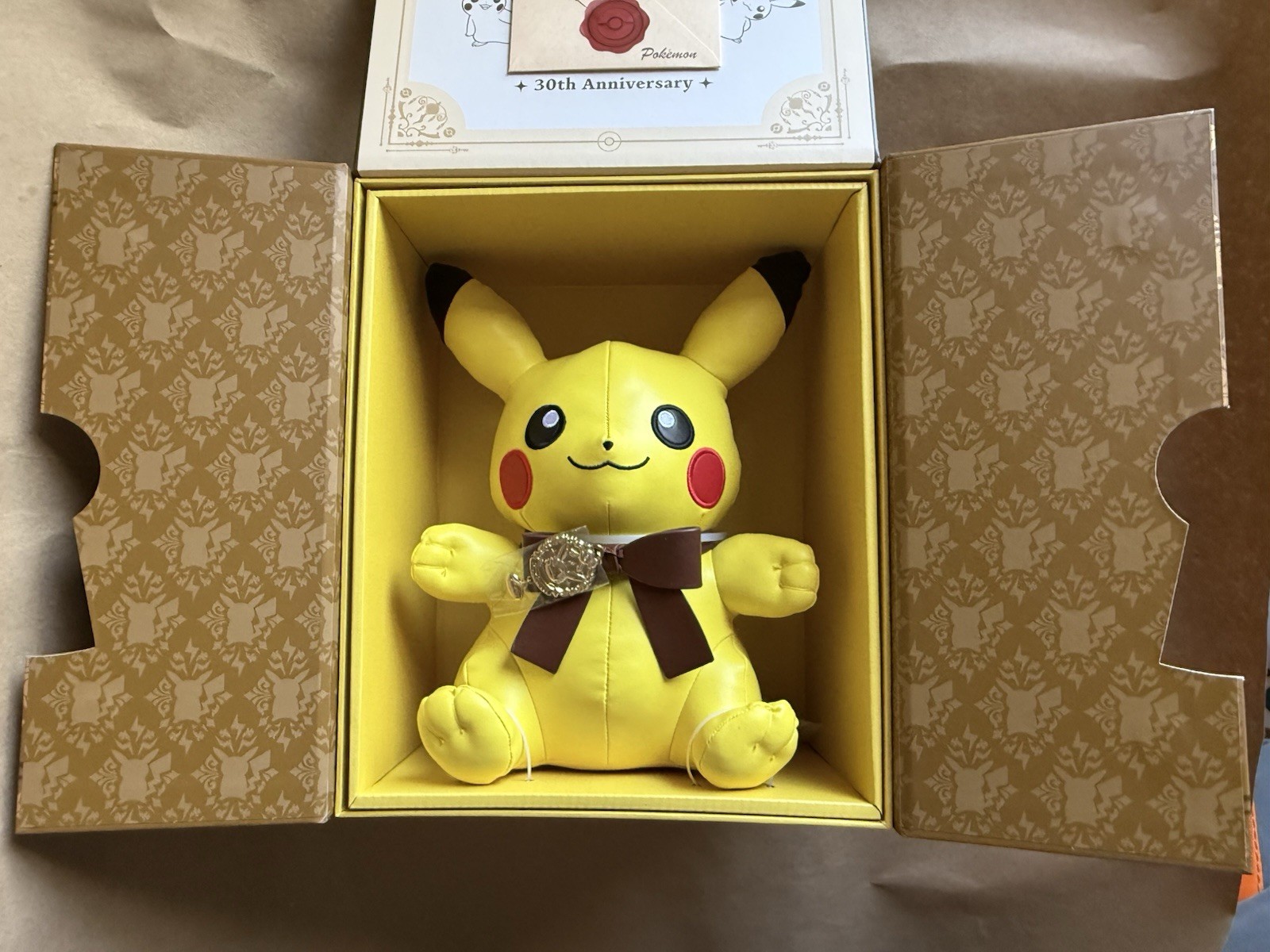 Pokemon Pikachu Leather Plush ETERNAL ANTIQUE METAL Korea Limited 2026