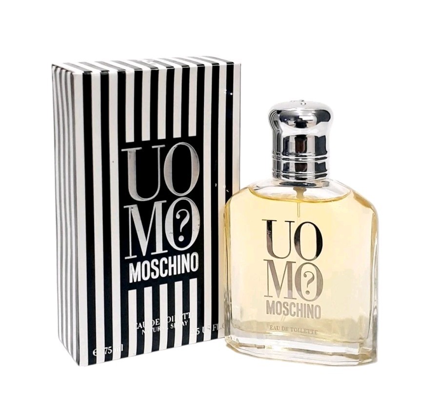 Vintage Moschino UOMO 2.5 oz Eau de Toilette Spray SEE DESCRIPTION 