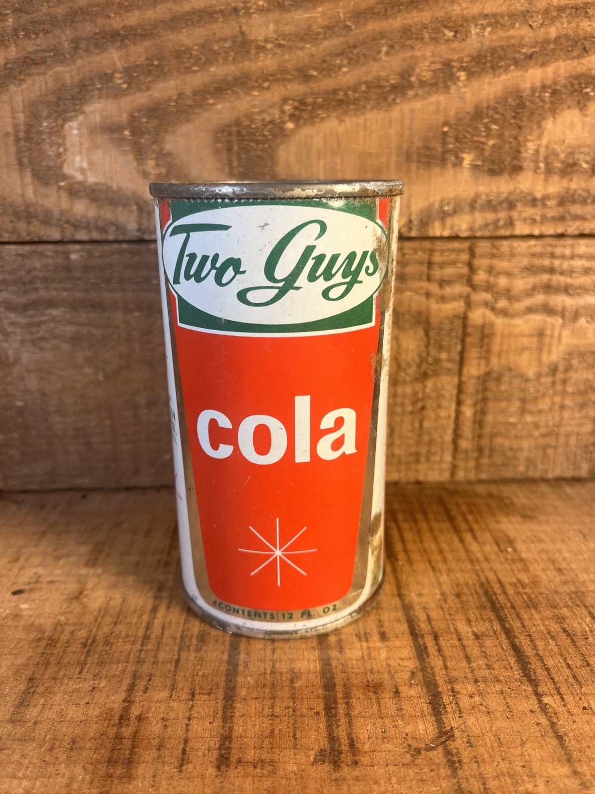 Vintage Two Guys Cola Soda Pop Can 