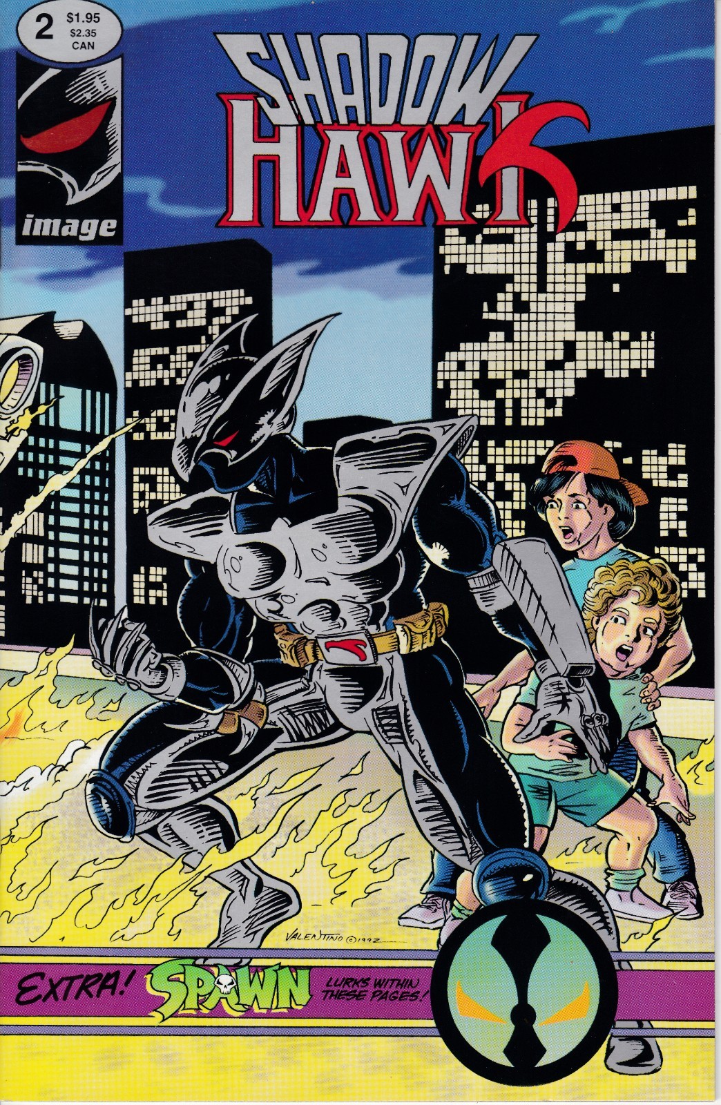 Shadowhawk (1992 1st Series) #2 Published Oct 1992 by Image.