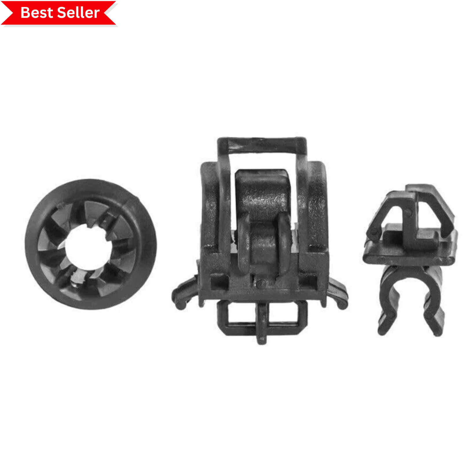 3PCS Car Front Hood Support Prop Rod Holder Opener Stay Grommet Clips for Honda
