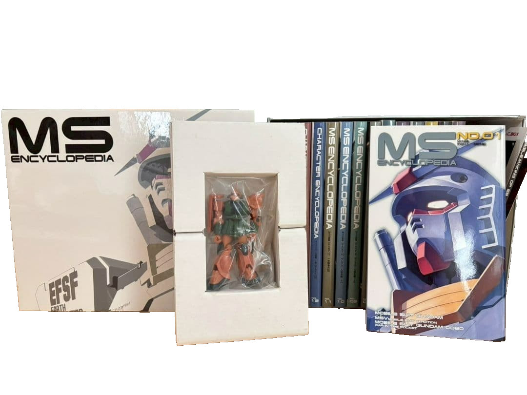Mobile Suit Gundam UC Box Set MS Encyclopedia Art Illustration Book Japan
