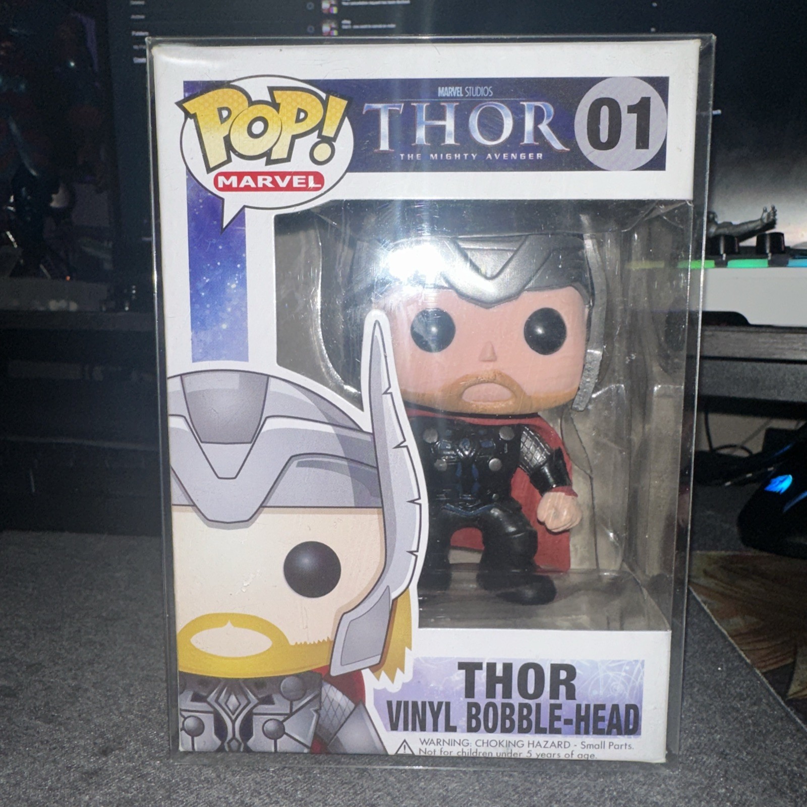 Funko Pop Vinyl: Bobblehead MCU Marvel Thor The Mighty Avenger #01 Bobble Head