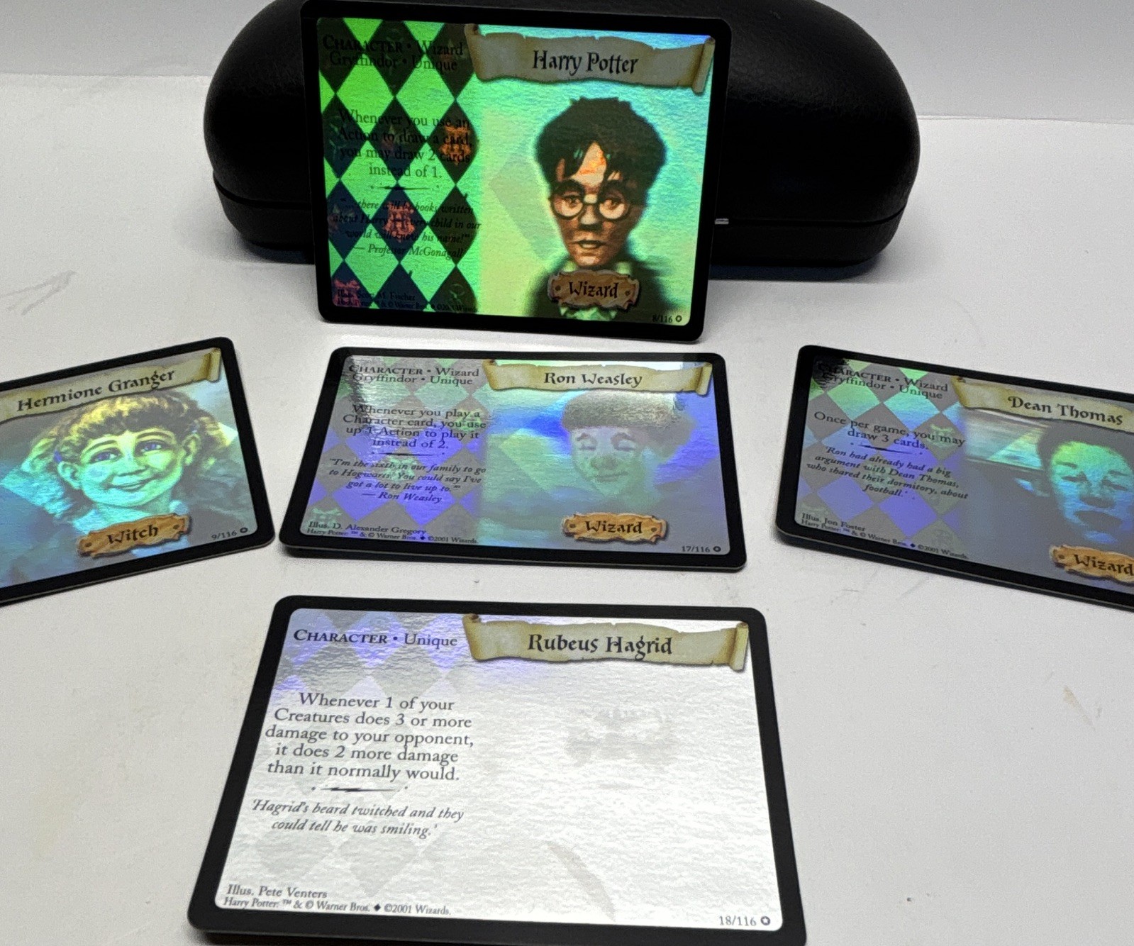Wizards of the Coast Harry Potter TCG Hologram 5-Card Lot 2001