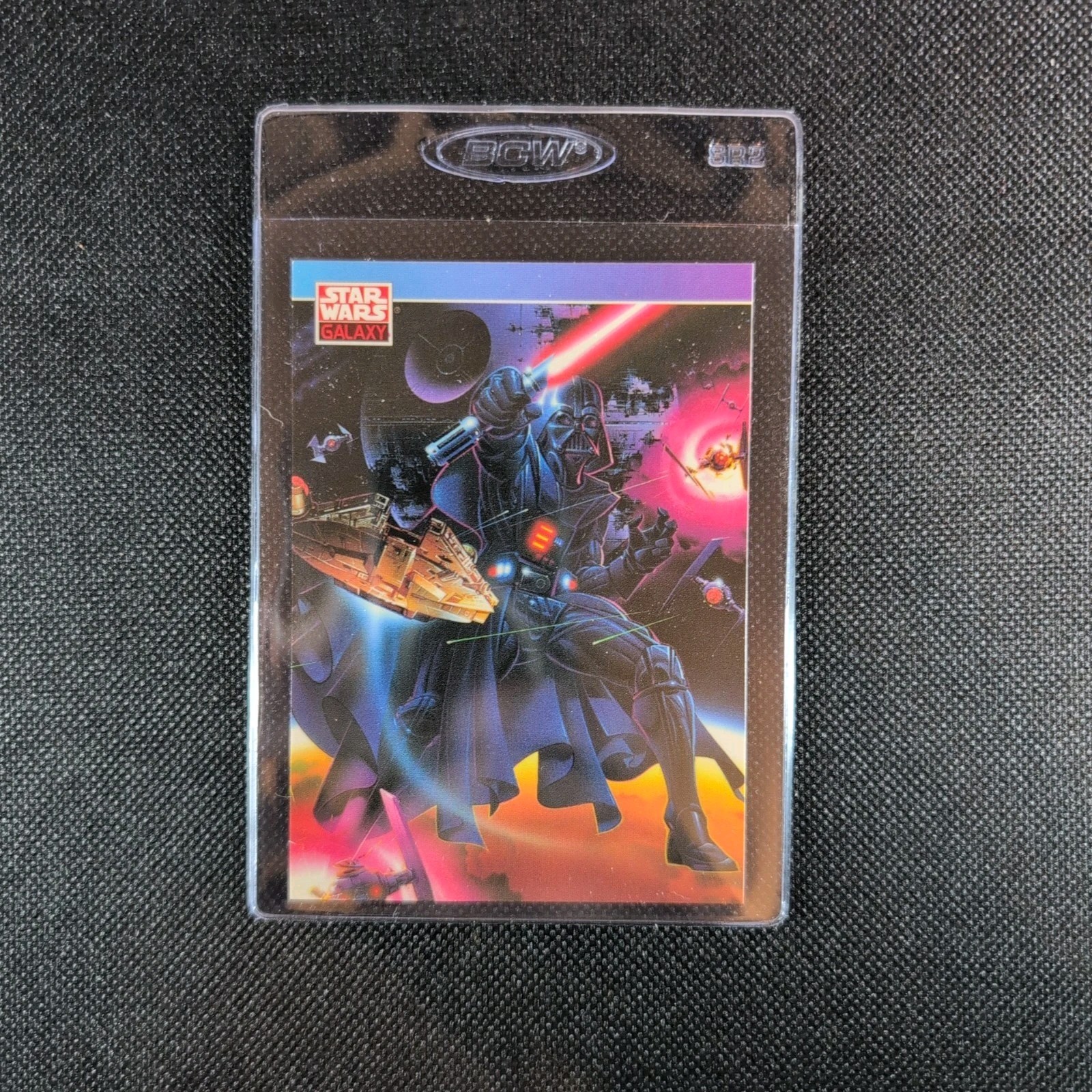 1993 Star Wars Galaxy Millennium Falcon Factory Set Darth Vader Art Promo Card