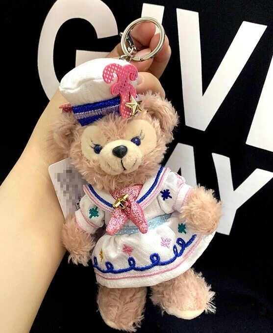 Disney Duffy Bear friend Shelley Mae Posey Plass sea Plush Toy Keychain Gift