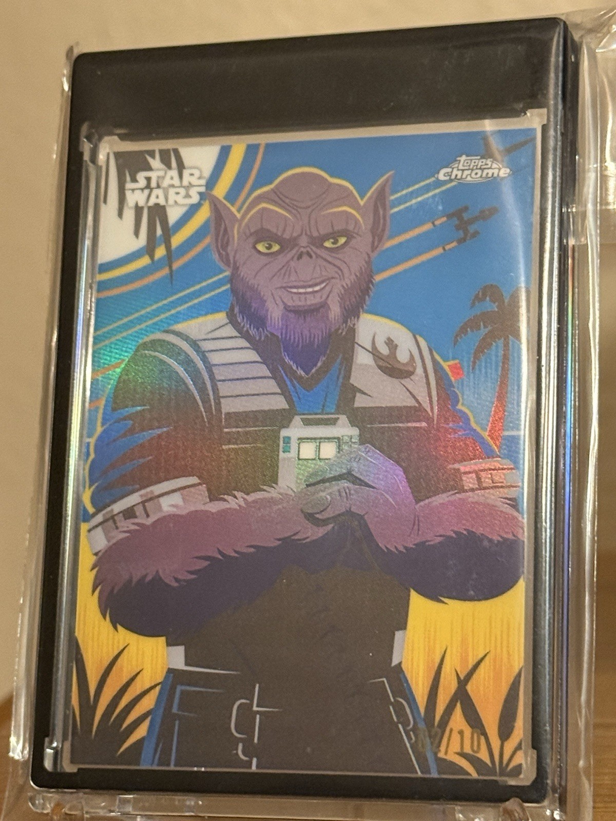 2026 Topps Chrome Star Wars #KL-30 Zeb Orrelios Kyber Light /10 2026 Topps Chrome Star Wars #KL-30 Zeb Orrelios Kyber Light /10