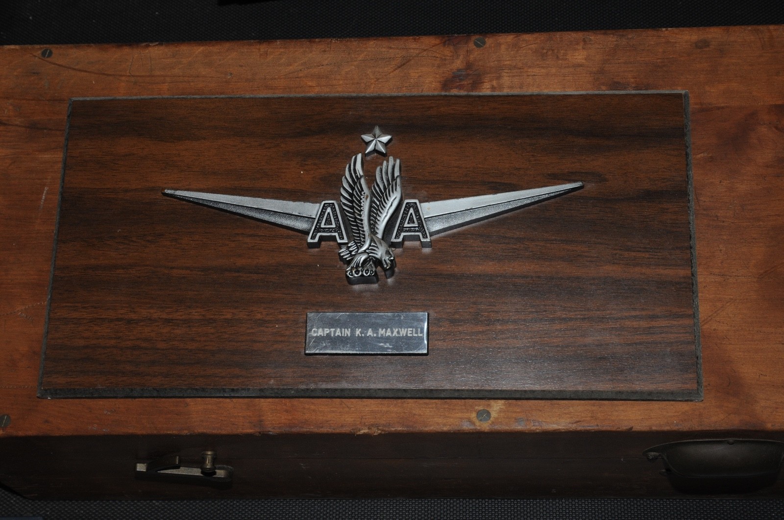 Vintage  American Eagle Airlines Pilot Captains Award Plack Aviation Airline **