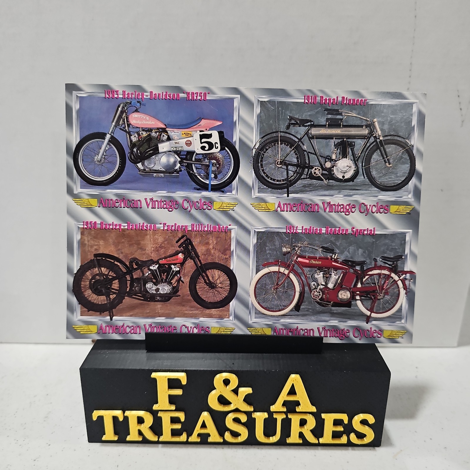 1993 AMERICAN VINTAGE CYCLES  Series 1 Champs Premier Edition Promo Card 