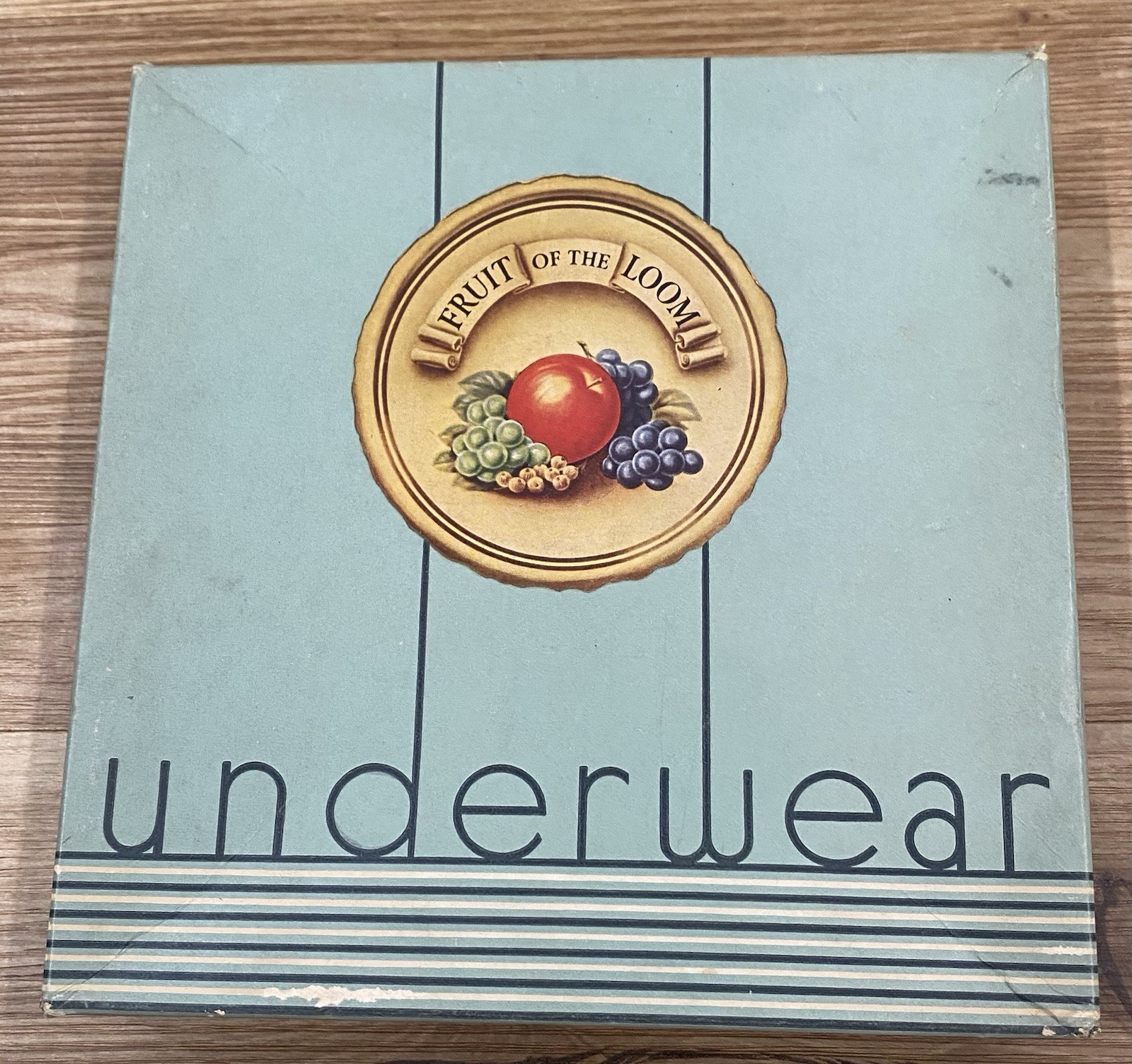 Vintage 40s 50’s FRUIT OF THE LOOM Underwear T SHIRTS Box Only OG Factory Issue