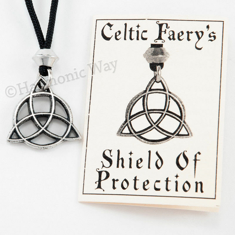 TRIQUETRA Necklace Pendant Charmed Talisman Trinity Knot Irish amulet