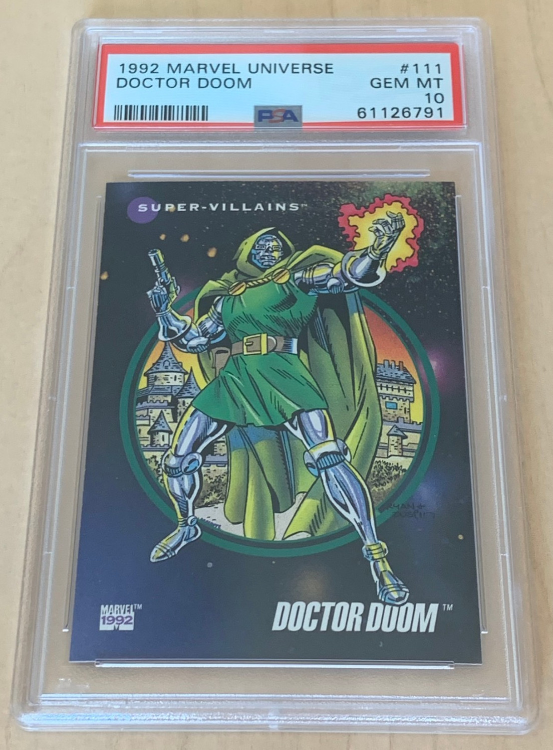 1992 Marvel Universe #111 💎 DOCTOR DOOM 💎 PSA 10 💎